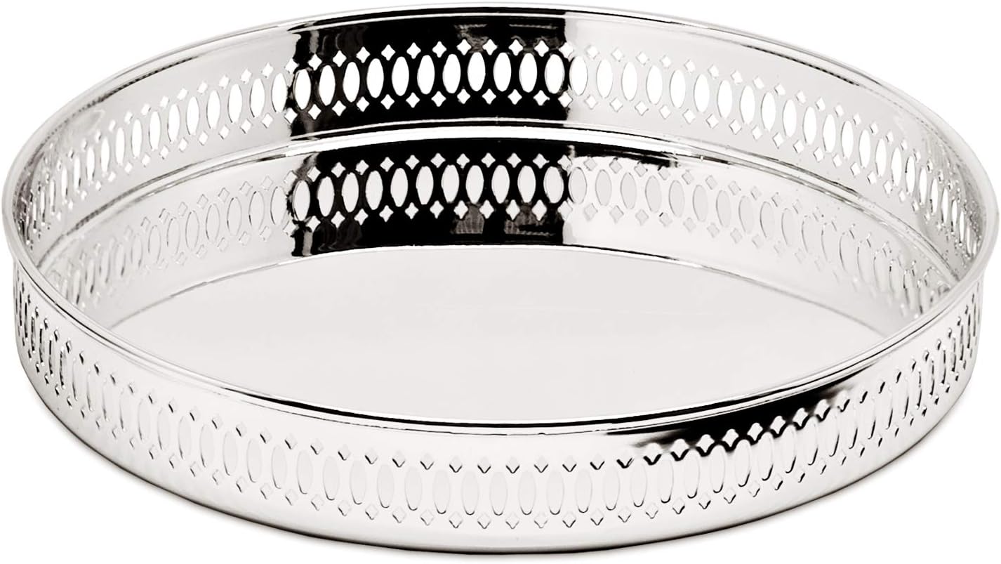 Edzard Vassoio da Portata Coro Rotondo, Argento Placcato - immagine 1