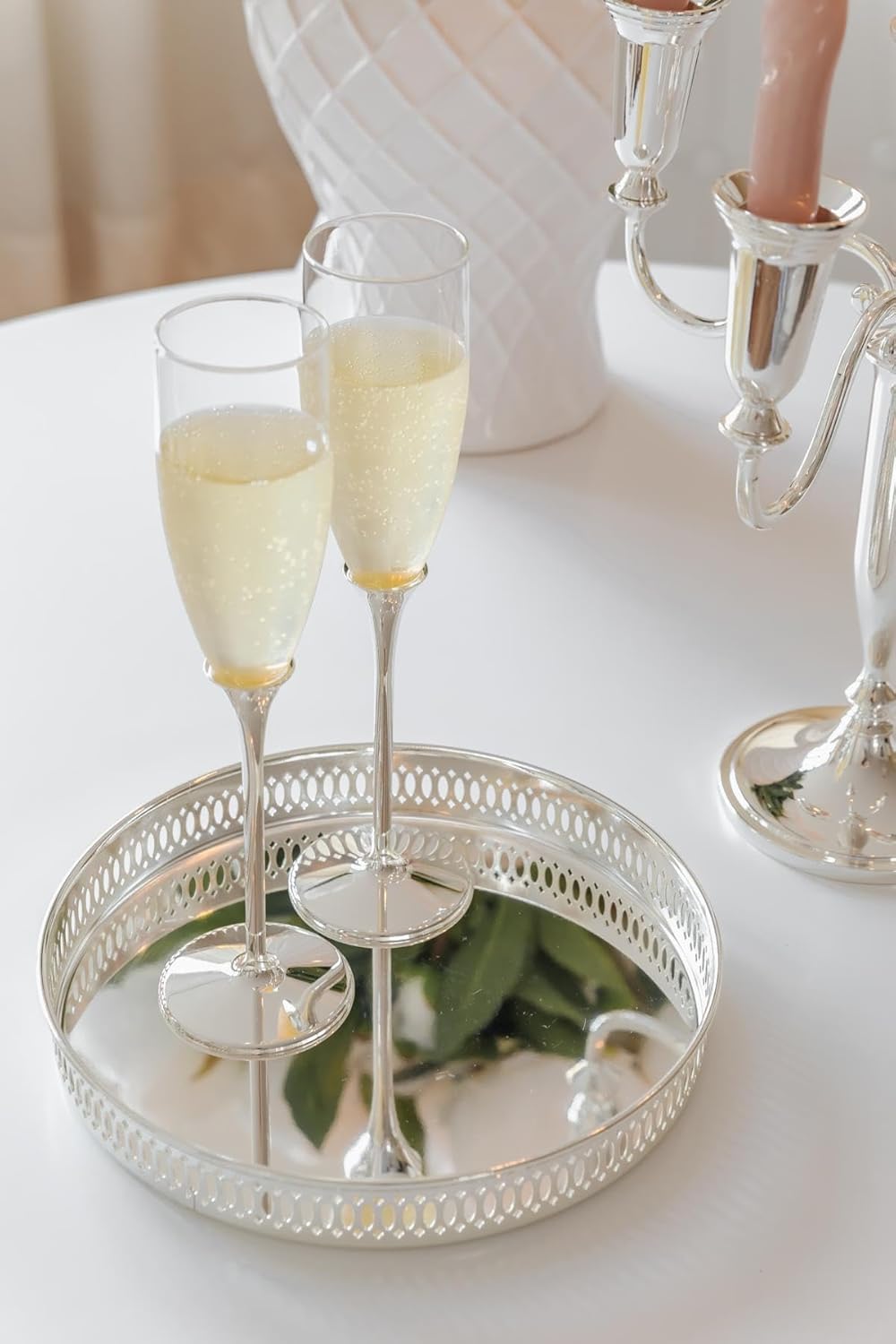 Edzard Vassoio da Portata Coro Rotondo, Argento Placcato - immagine 2