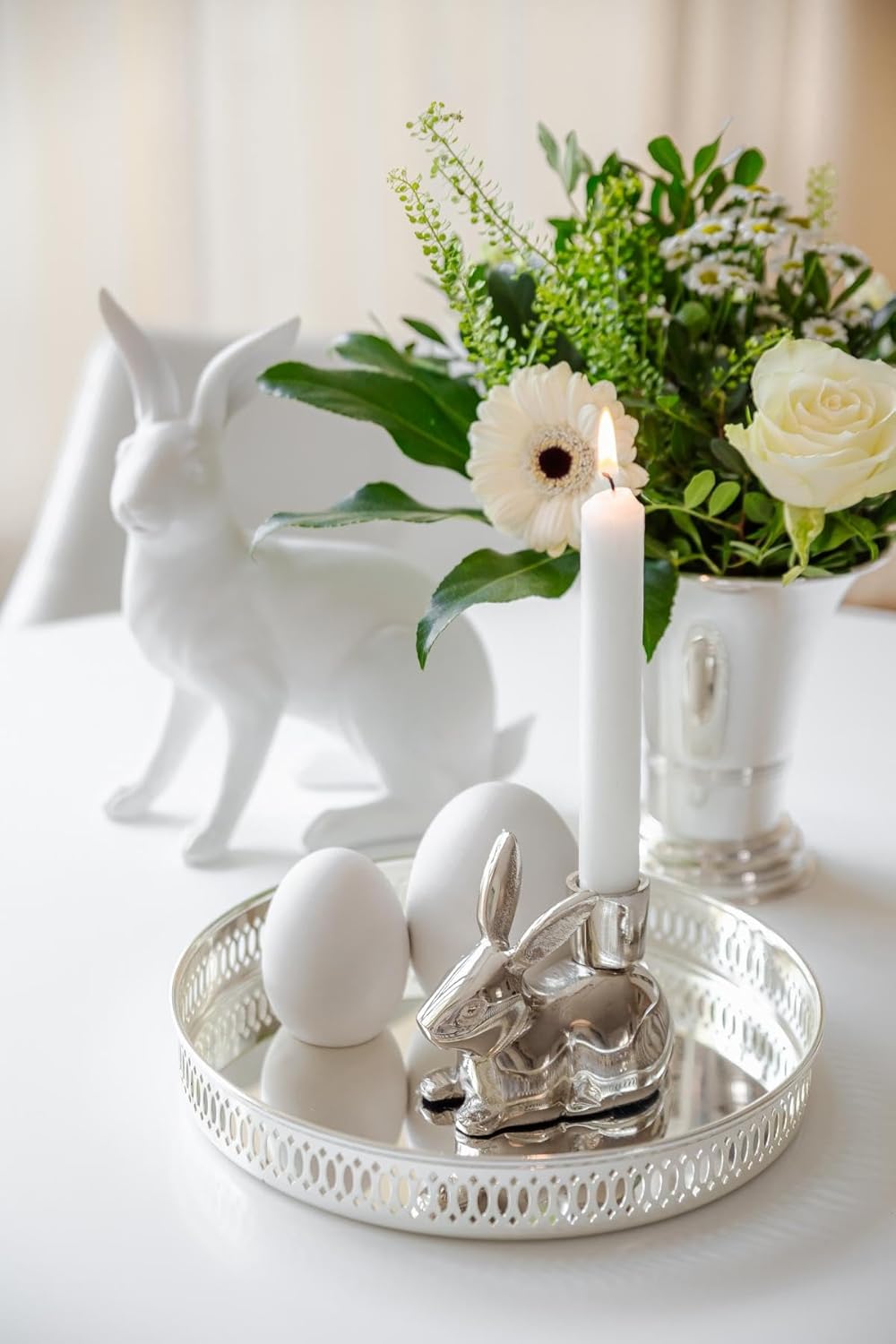 Edzard Vassoio da Portata Coro Rotondo, Argento Placcato - immagine 4