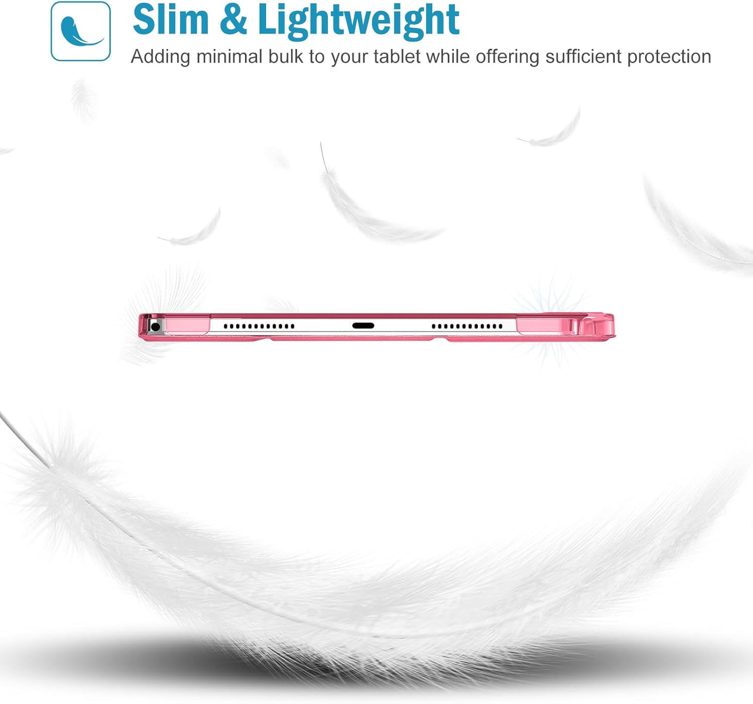 Procase Cover per Lenovo Tab M11 2024 11 Pollici - Rosa - immagine 5
