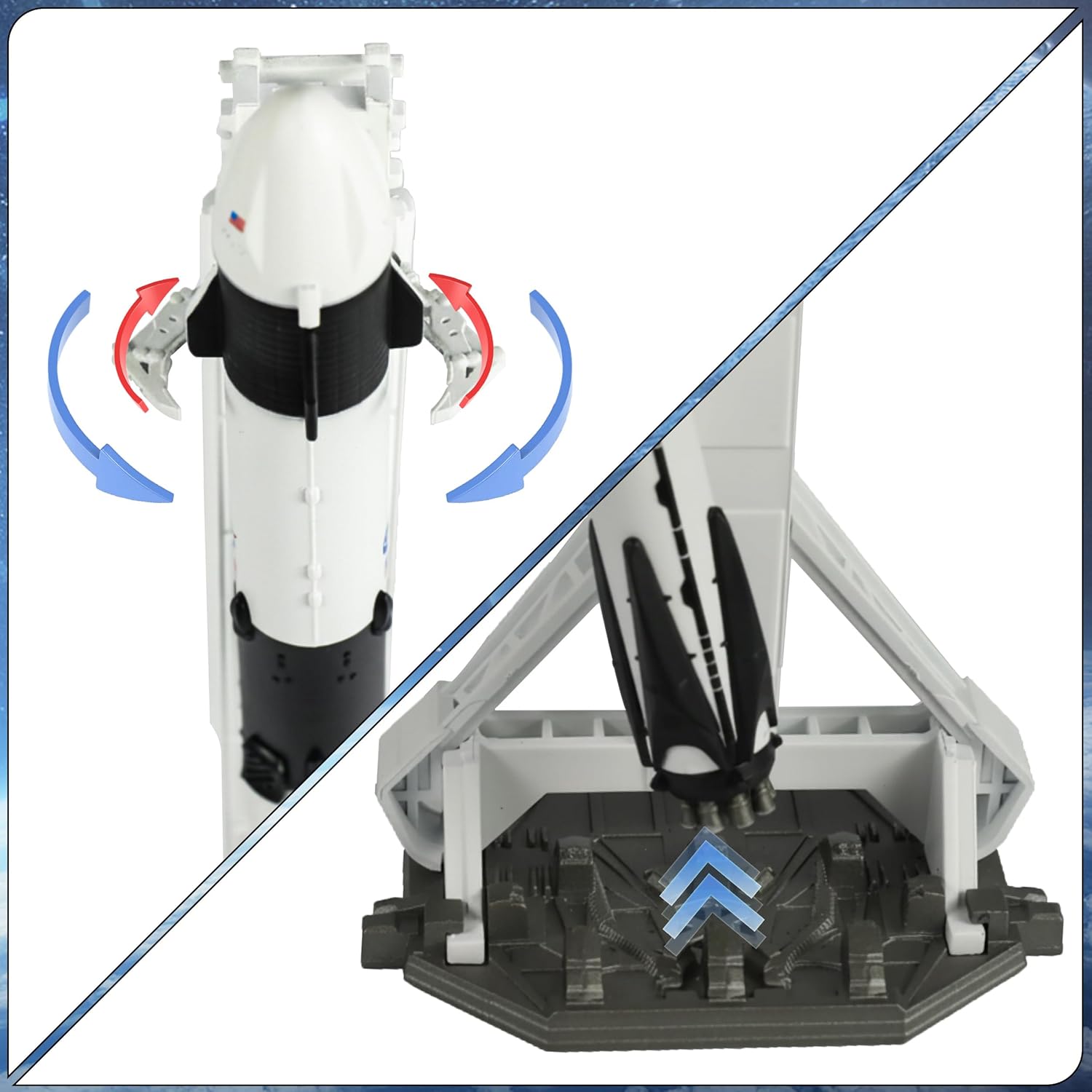 Qiyumoke 1/200 - Kit Modellino Razzo Falcon 9 (29cm) - immagine 4