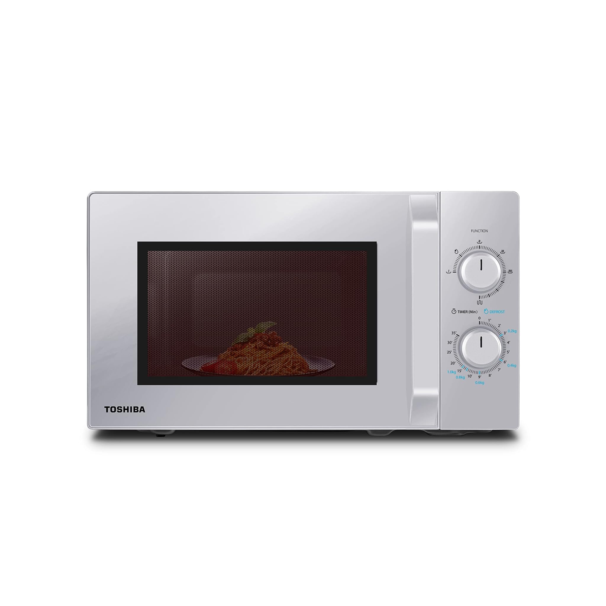 Toshiba MW2-MG20PF(SL) Microonde con Grill 1000W, Argento