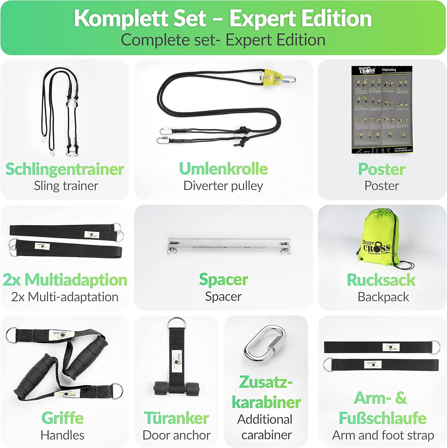 Bodycross Premium Sling Trainer - Made in Germany - immagine 2