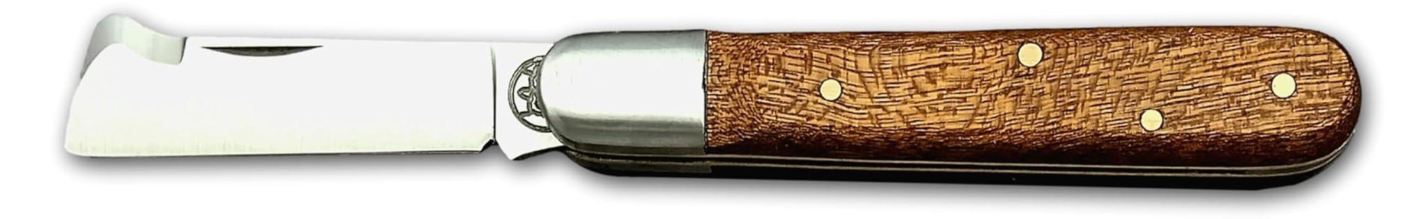 Due Buoi COLTELLO INNESTO 203L - Manico Mogano