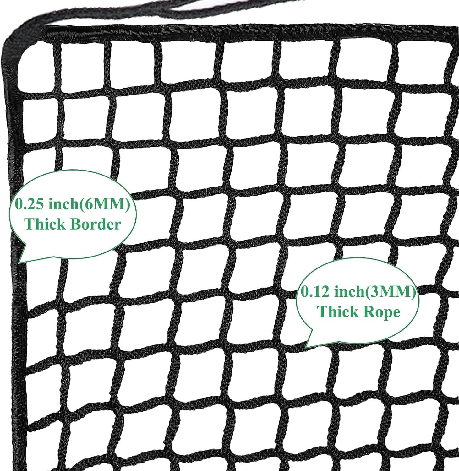 Rete di Sicurezza per Parco Giochi e Balcone, Nera - immagine 2