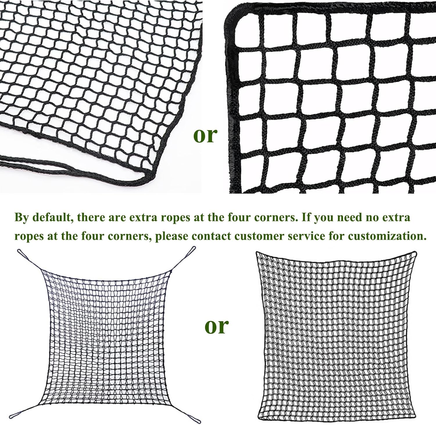 Rete di Sicurezza per Parco Giochi e Balcone, Nera - immagine 5