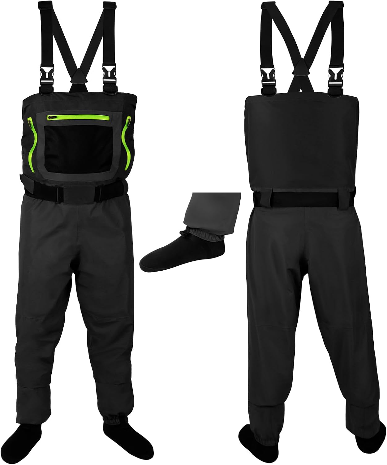 WIN.MAX Trampolieri da Pesca Impermeabili (XXL) - immagine 1