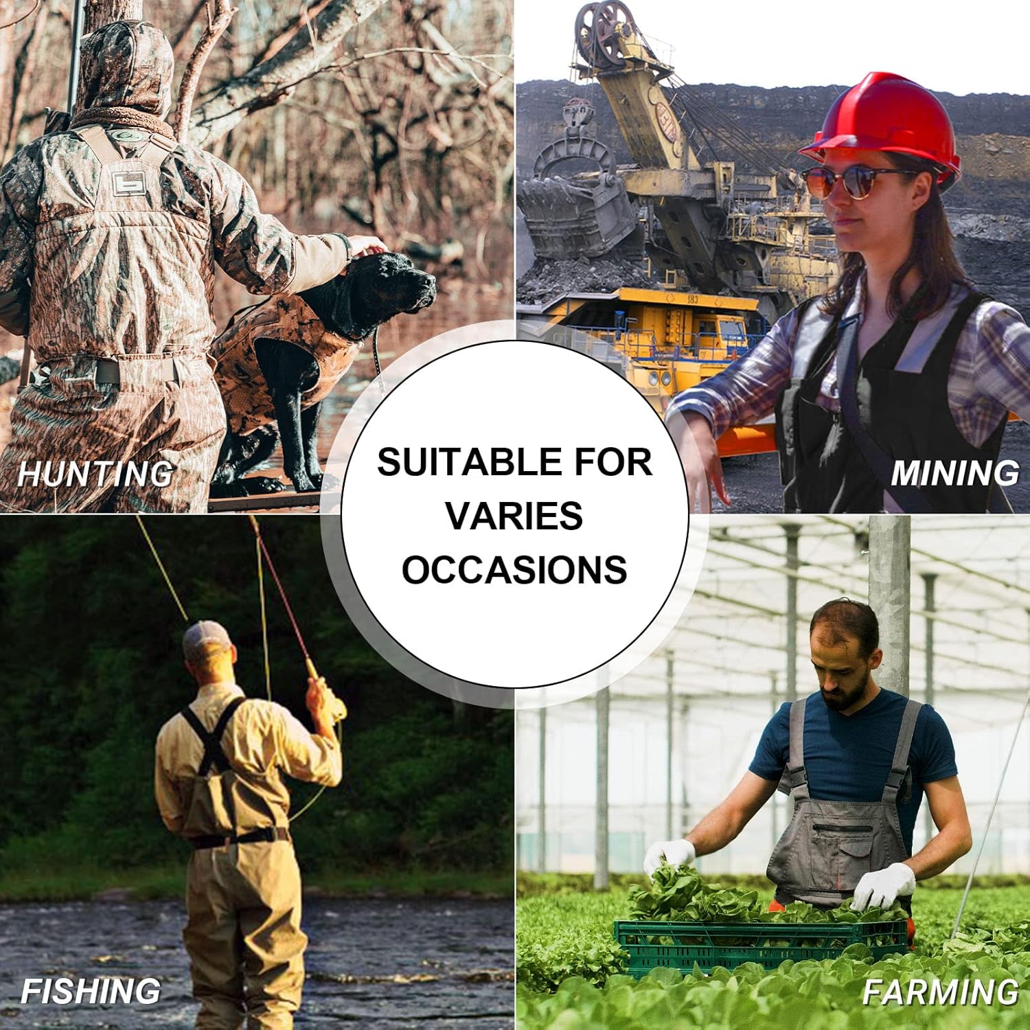 WIN.MAX Trampolieri da Pesca Impermeabili (XXL) - immagine 3