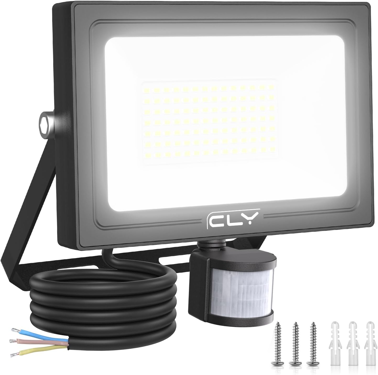 Cly Faretto LED da Esterno con Sensore 80W - immagine 1