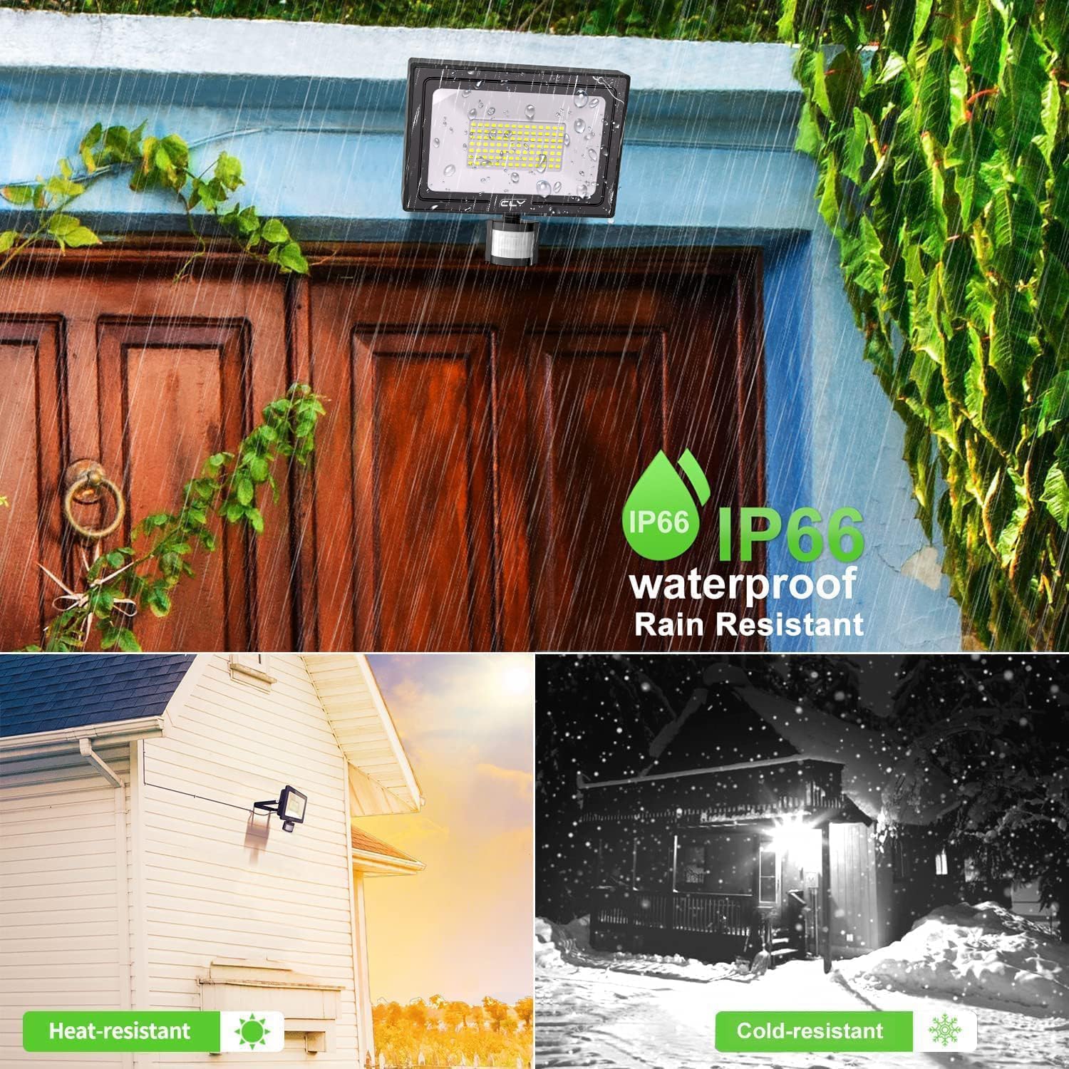 Cly Faretto LED da Esterno con Sensore 80W - immagine 6
