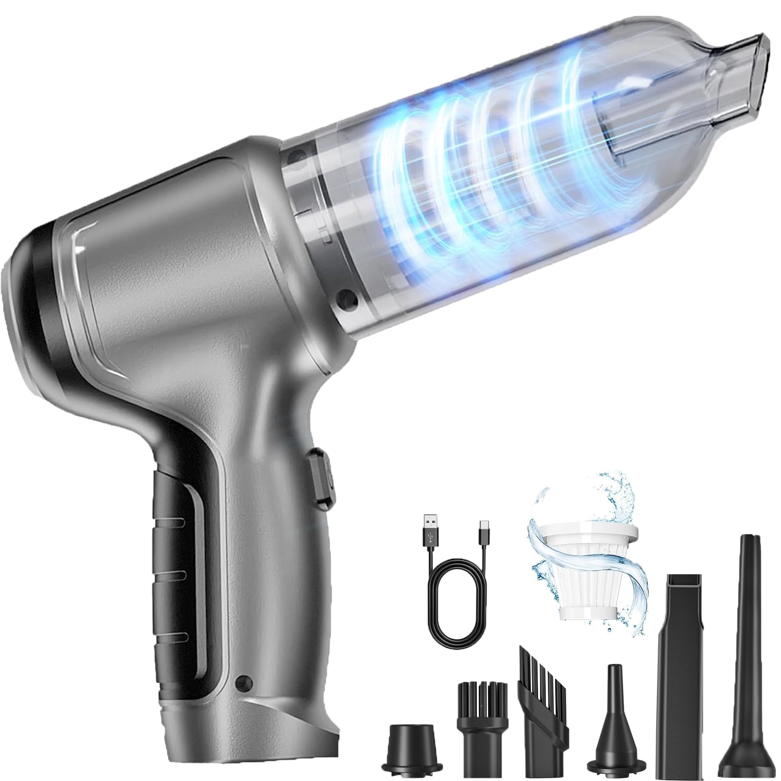 Mini Aspirapolvere Auto Portatile USB Senza Fili