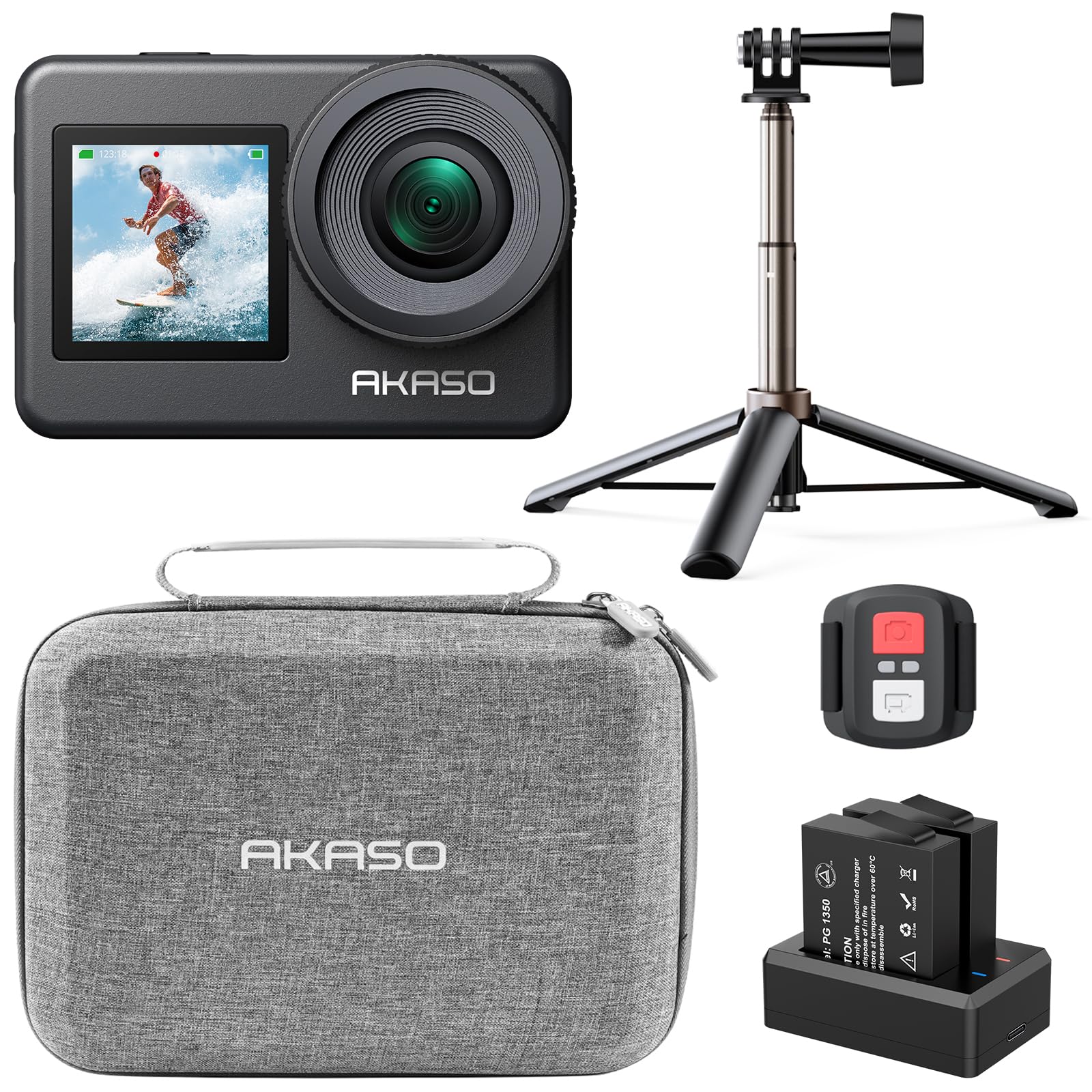 Akaso Brave 7 - Fotocamera Sportiva 4K WiFi 20 MP