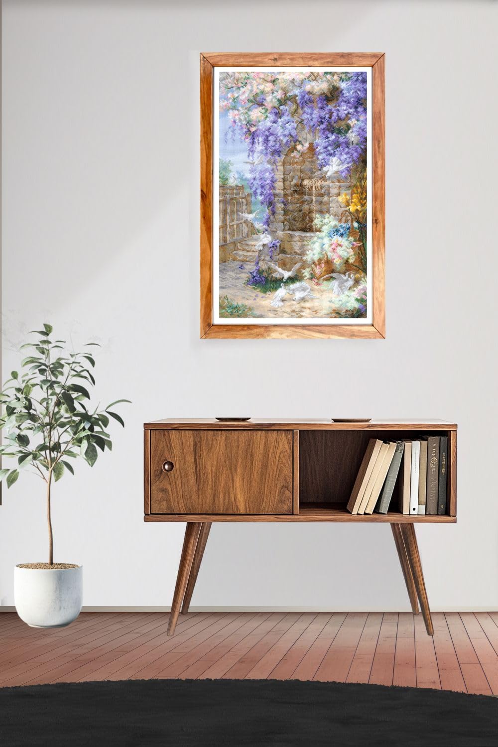 Riolis - Kit Punto Croce Floreale Spring after E. Bidou - immagine 4