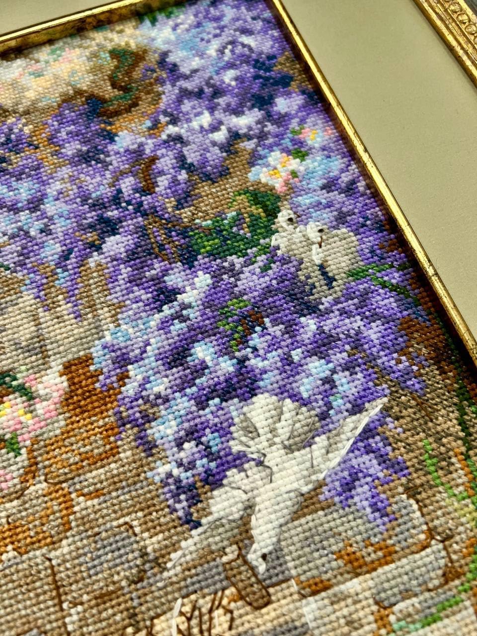 Riolis - Kit Punto Croce Floreale Spring after E. Bidou - immagine 5