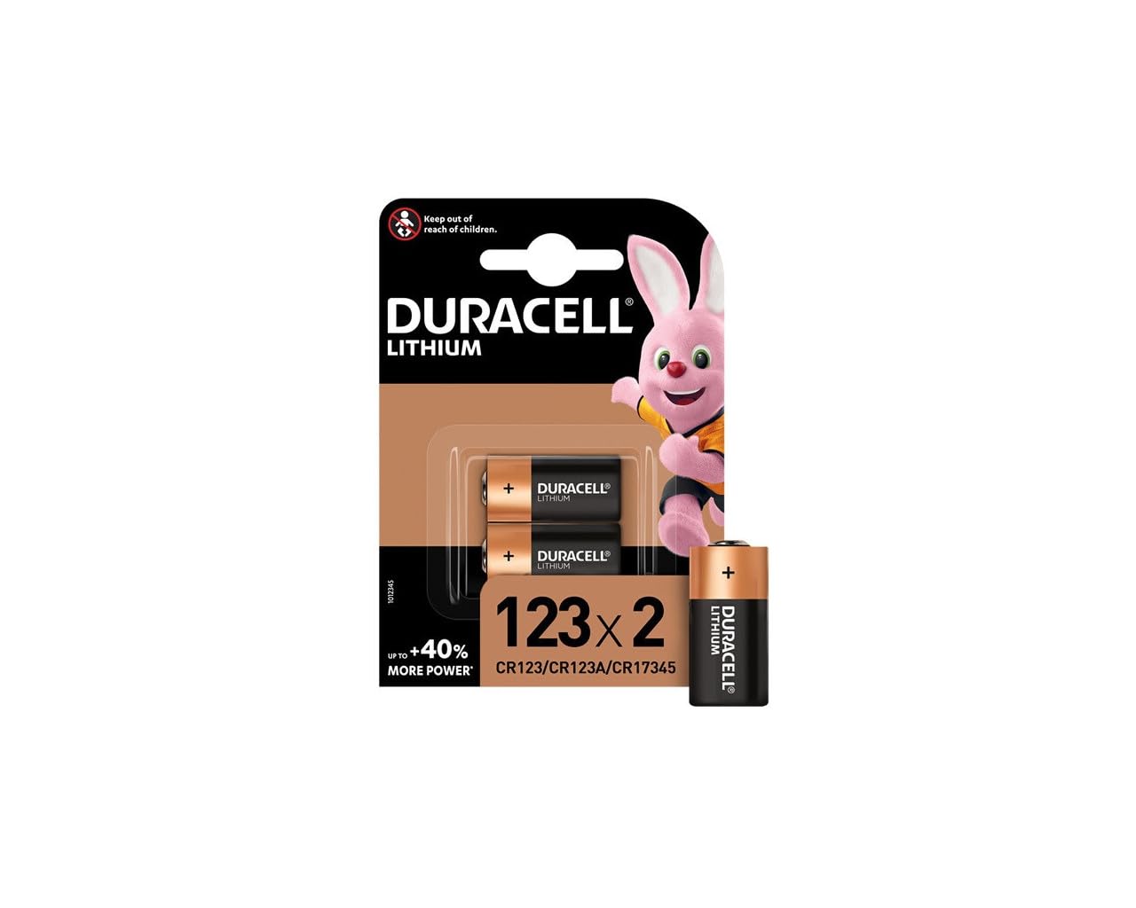 Duracell 123 Batterie Lithium - 4 Pile