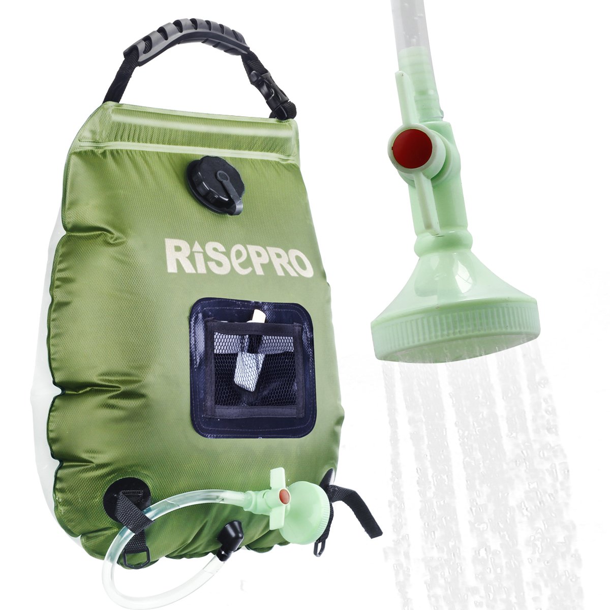 RISEPRO® Borsa per Doccia Solare 20L da Campeggio