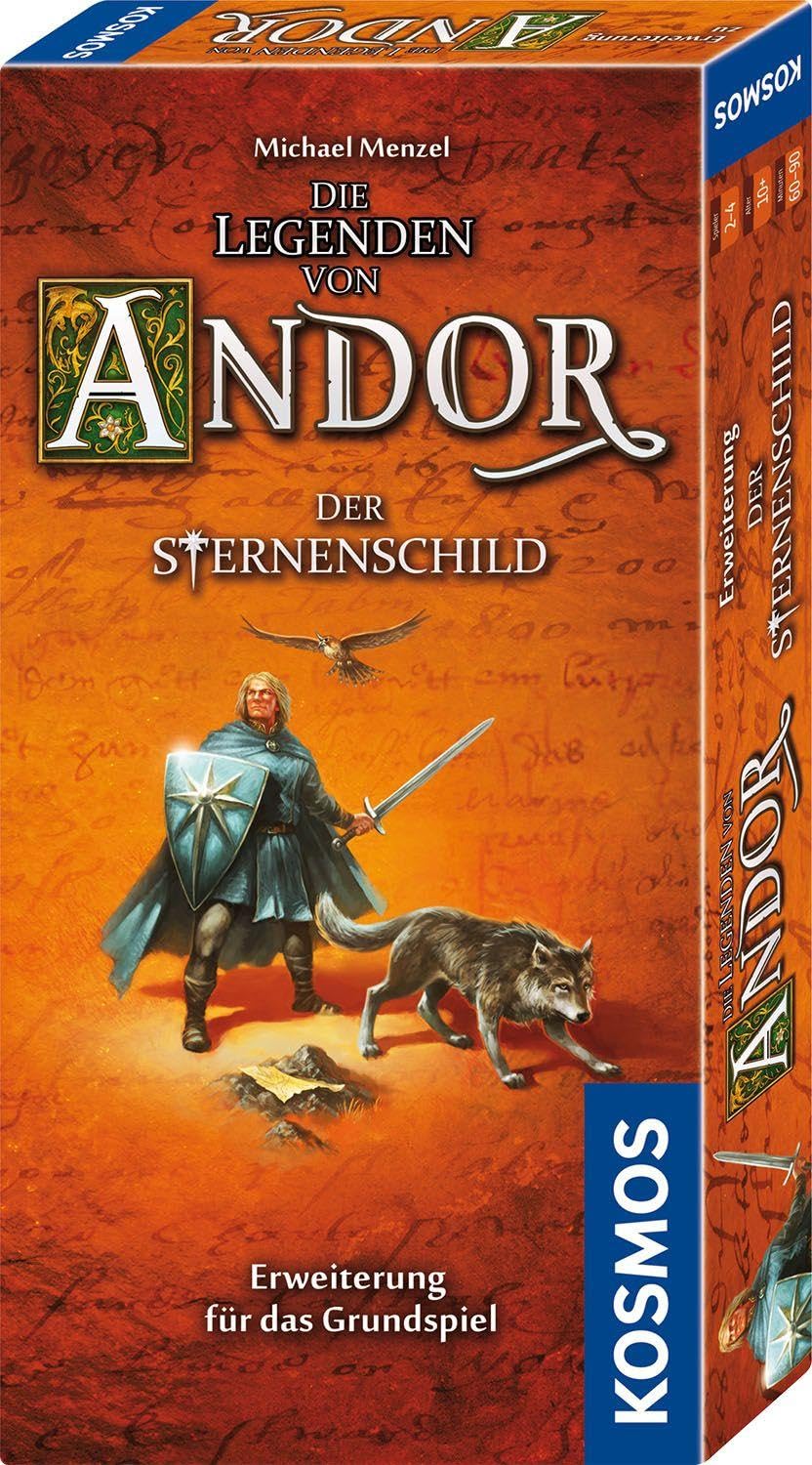 Kosmos 691936 - Die Legenden von Andor Der Sternenschild, Erweiterung für das Grundspiel Die Legenden von Andor, ab 10 Jahren, Fantasy-Brettspiel, Silver