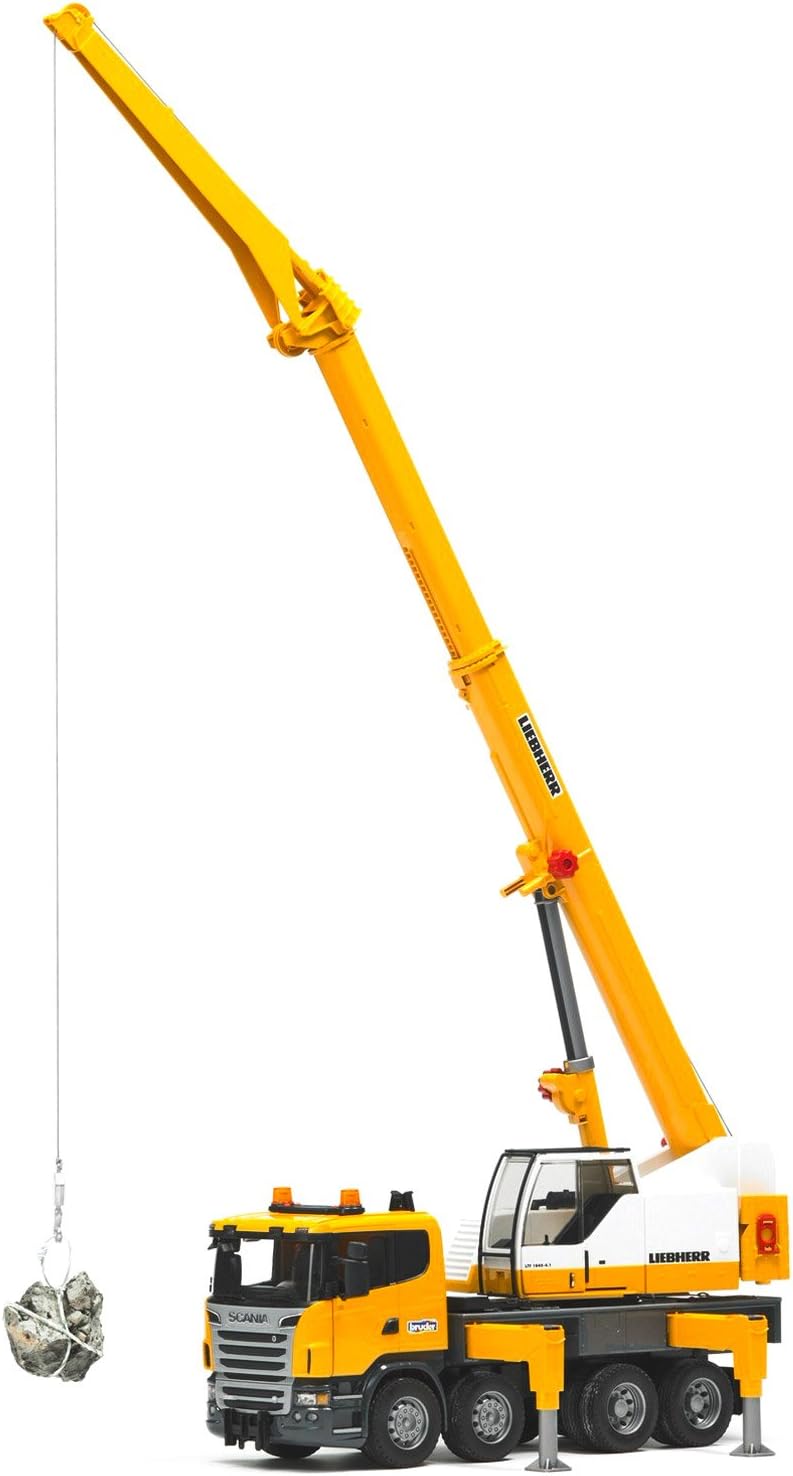 Bruder Scania R Series Liebherr Crane Truck with Light And Sound Module - immagine 2