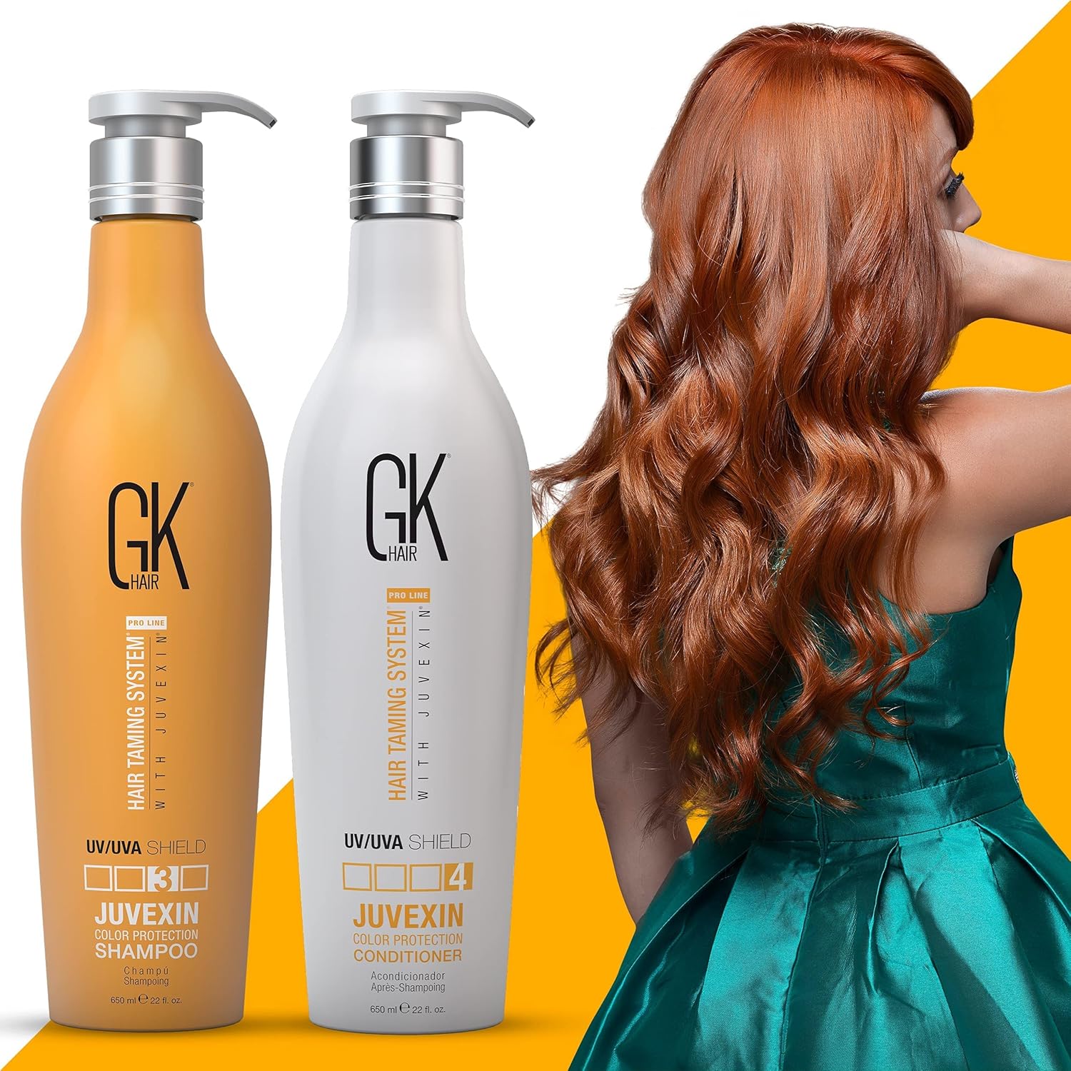 Gk Hair Shield Shampoo e Conditioner Set 650ml - immagine 2