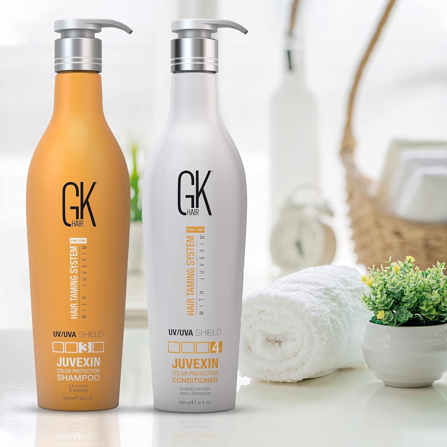 Gk Hair Shield Shampoo e Conditioner Set 650ml - immagine 3