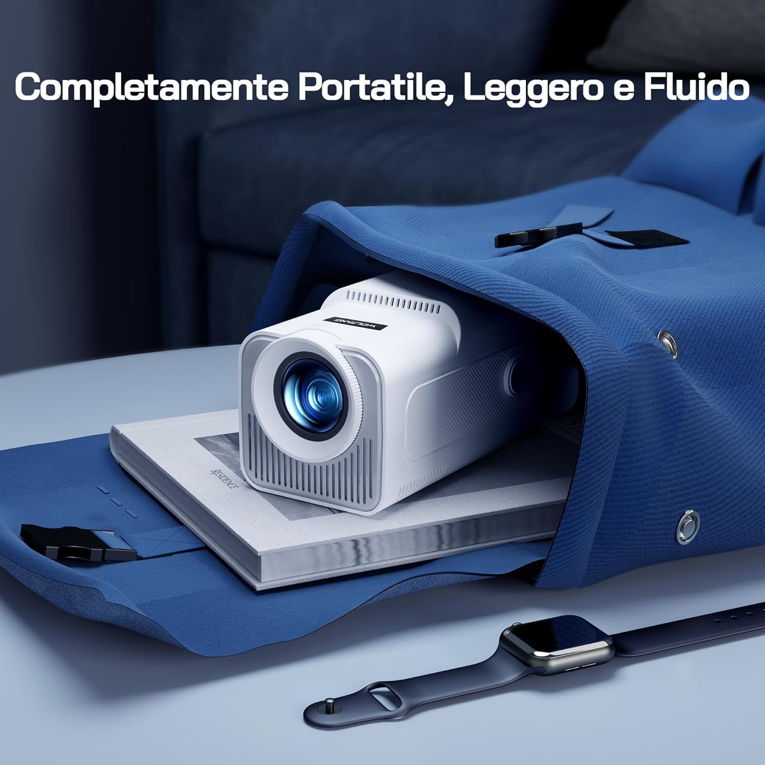 Wolfang 4K Mini Proiettore con App Integrata - immagine 6