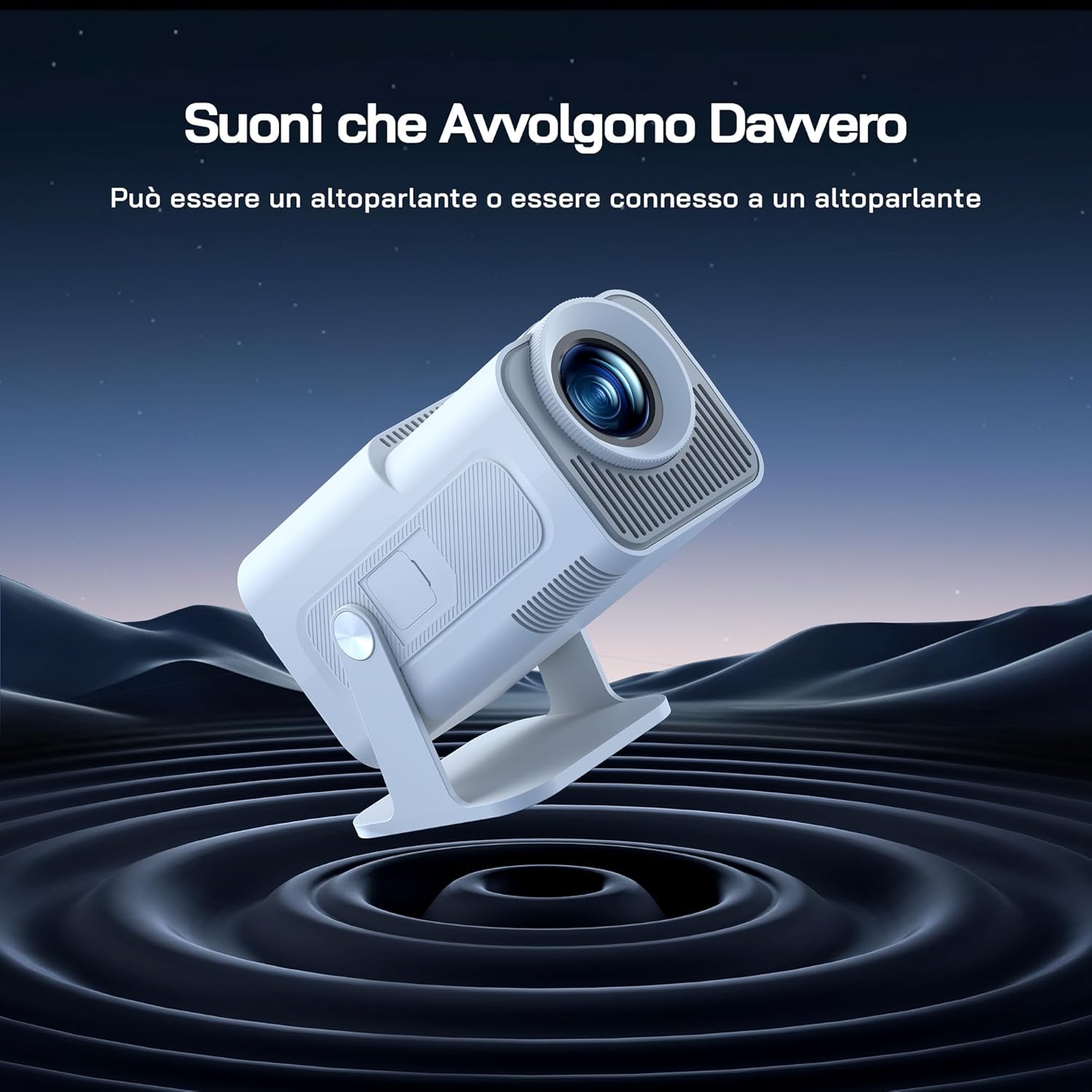 Wolfang 4K Mini Proiettore con App Integrata - immagine 8