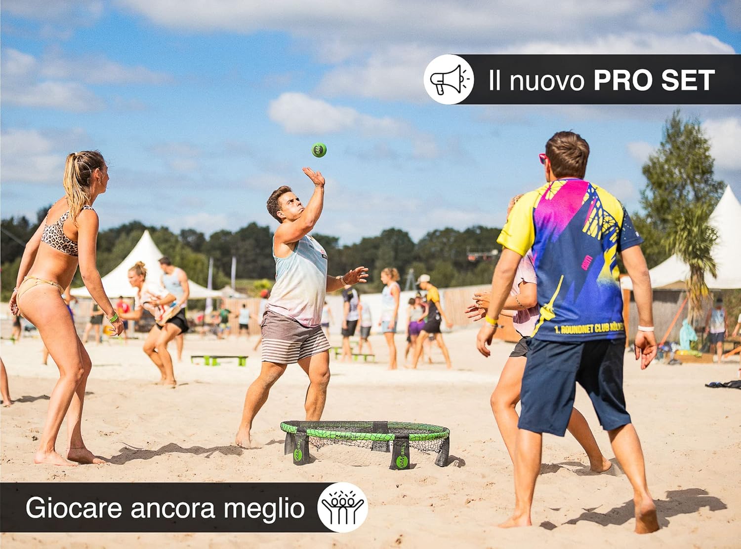 Bamball® Roundnet Pro Set - Turnier Edition - immagine 2