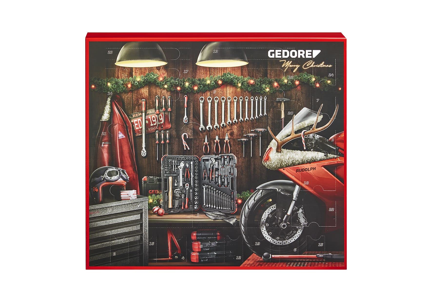 Gedore Red R49002042 - Calendario dell'Avvento 2022 (42 pezzi)