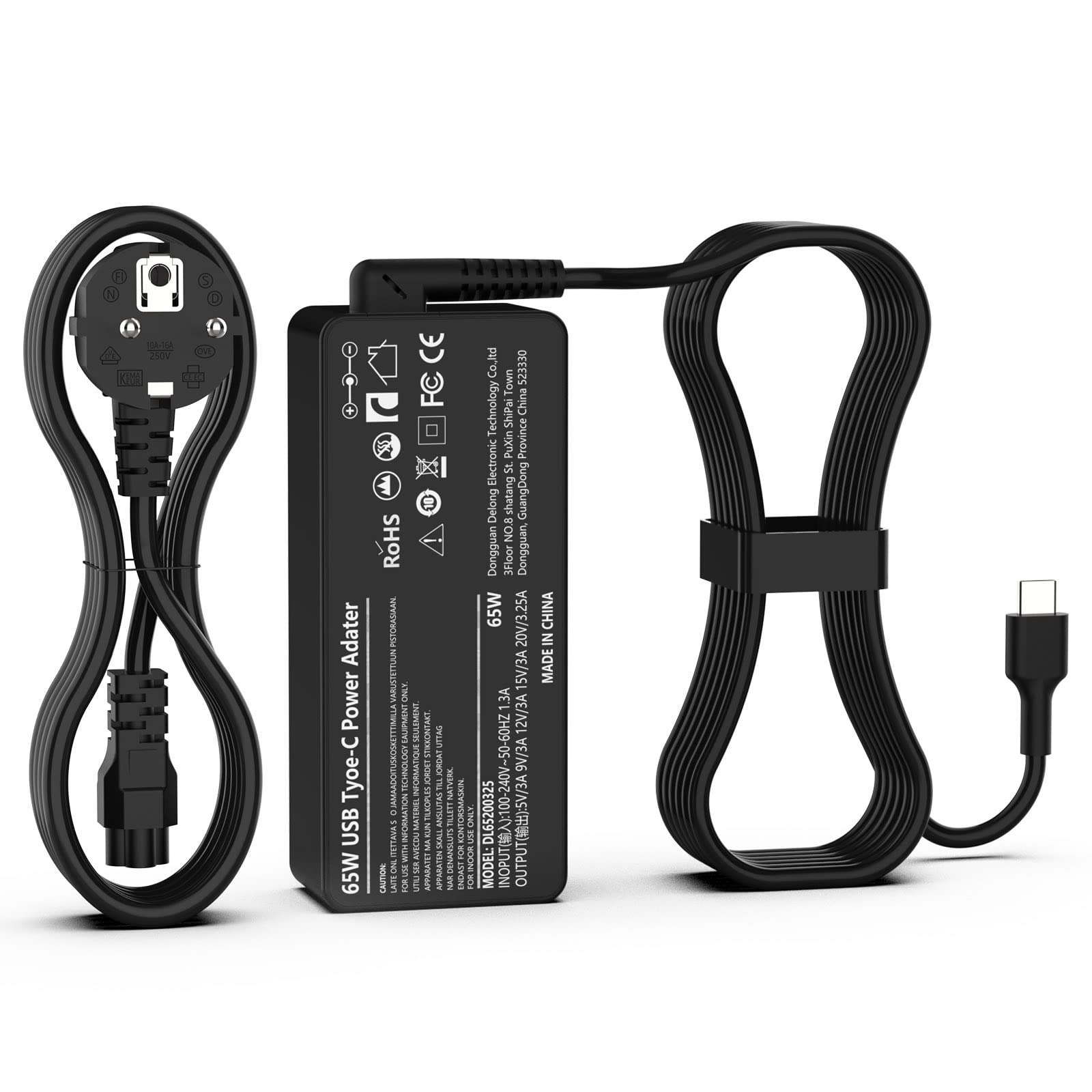 Alimentatore USB-C 65W per Notebook HP Spectre/EliteBook