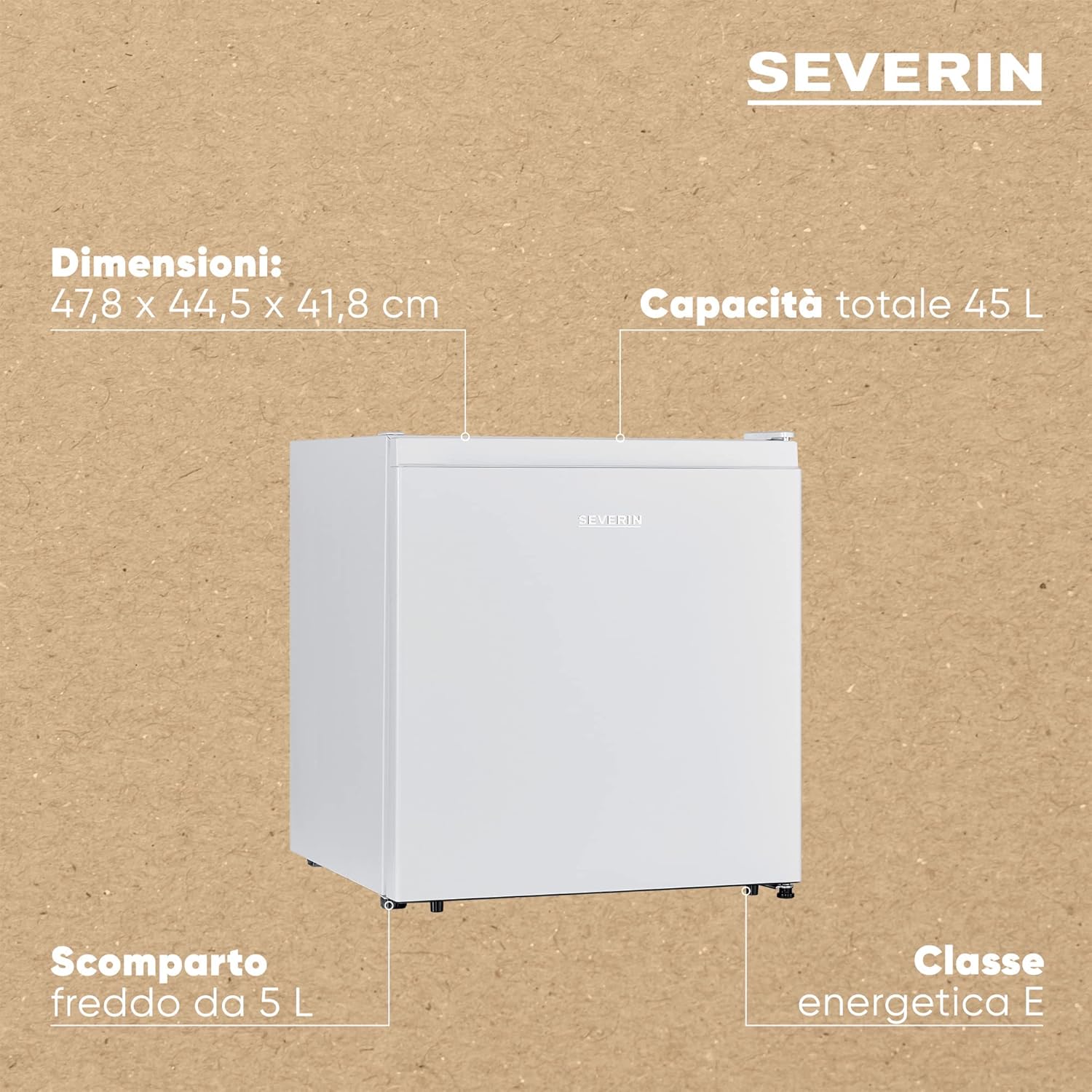 SEVERIN KB 8877 Frigobox, Bianco - immagine 4