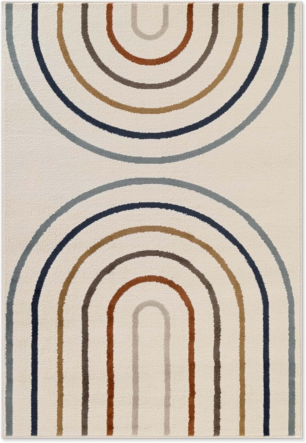 Hanse Home Adventures - Tappeto da Gioco Arcobaleno, Crema - immagine 2