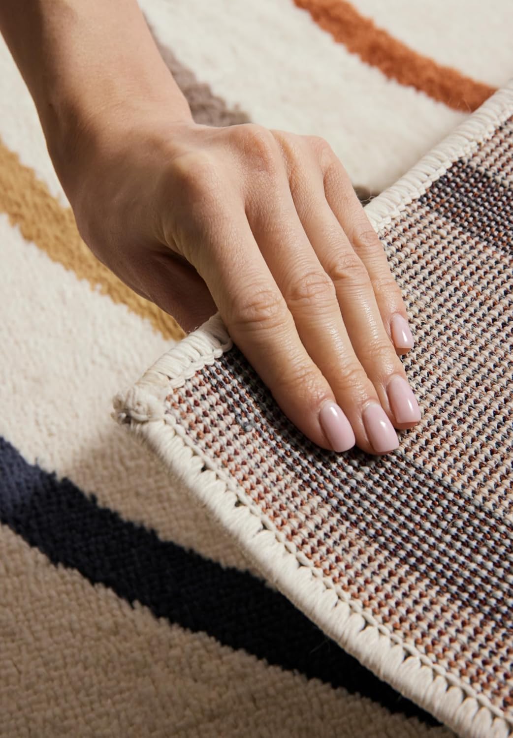 Hanse Home Adventures - Tappeto da Gioco Arcobaleno, Crema - immagine 7