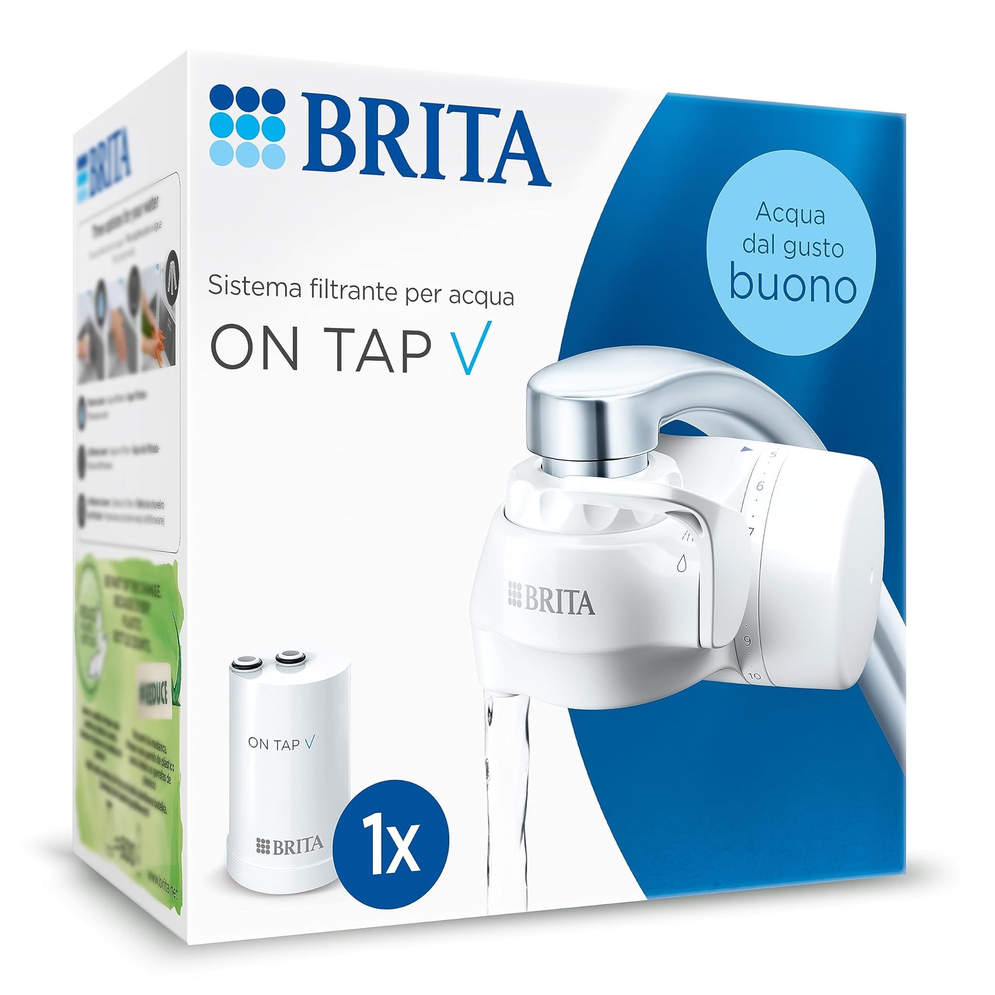 Brita ON TAP V - Filtro Acqua Rubinetto (4 Mesi)