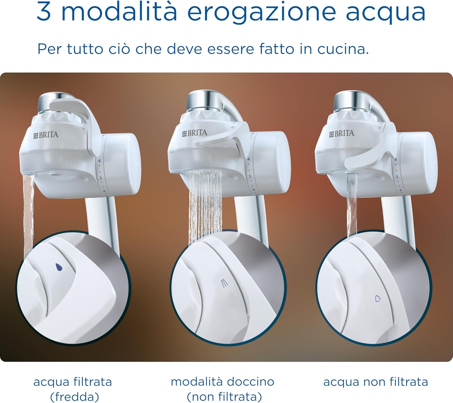 Brita ON TAP V - Filtro Acqua Rubinetto (4 Mesi) - immagine 4