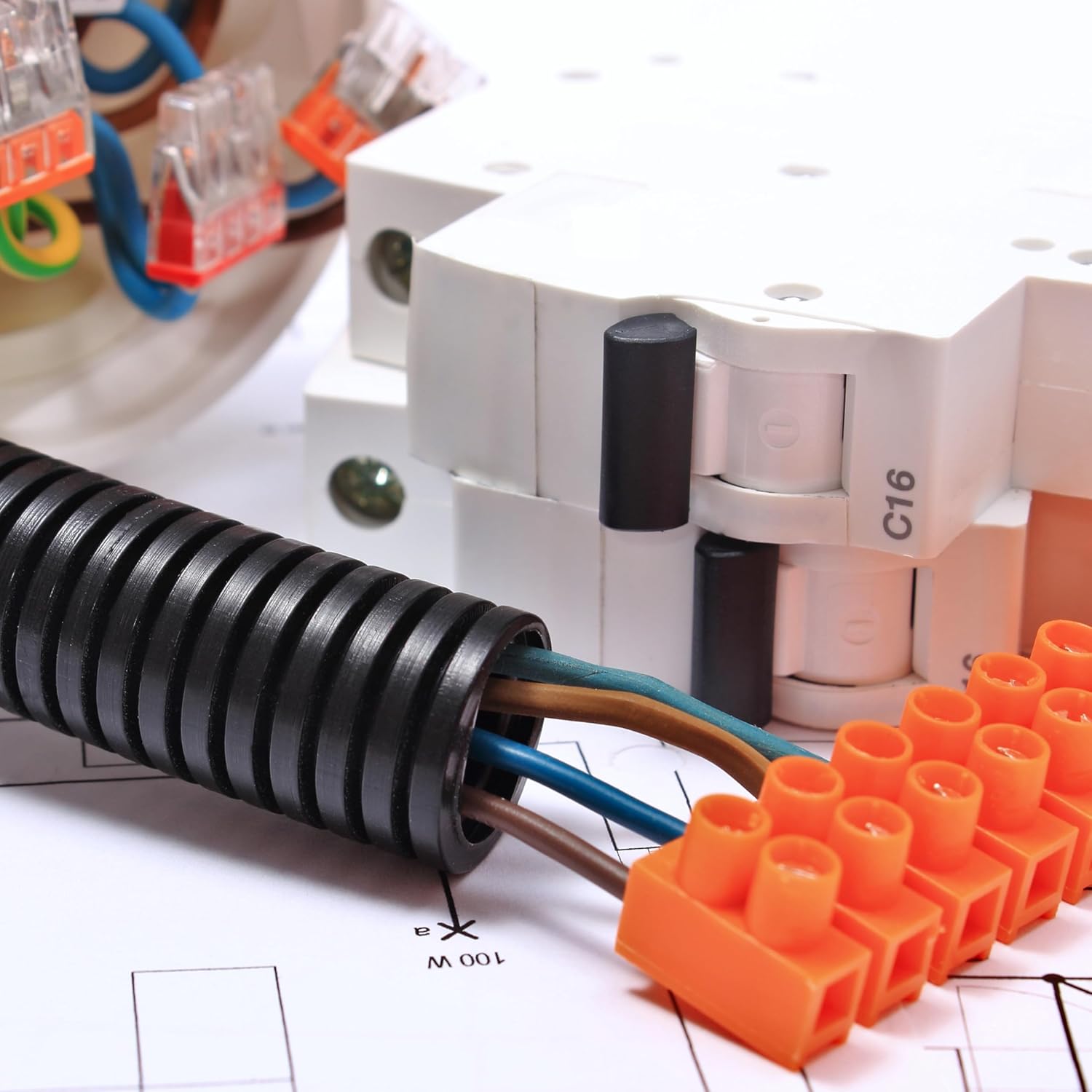 Isolatech Tubo Corrugato Scanalato PP Ø36mm L 2m - immagine 4