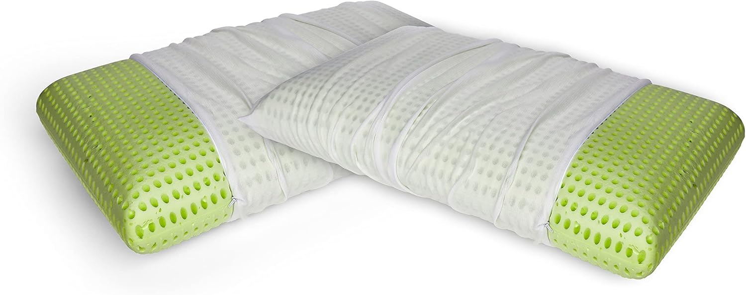 Set 2 Guanciali Bovolone per Letto, Bianco