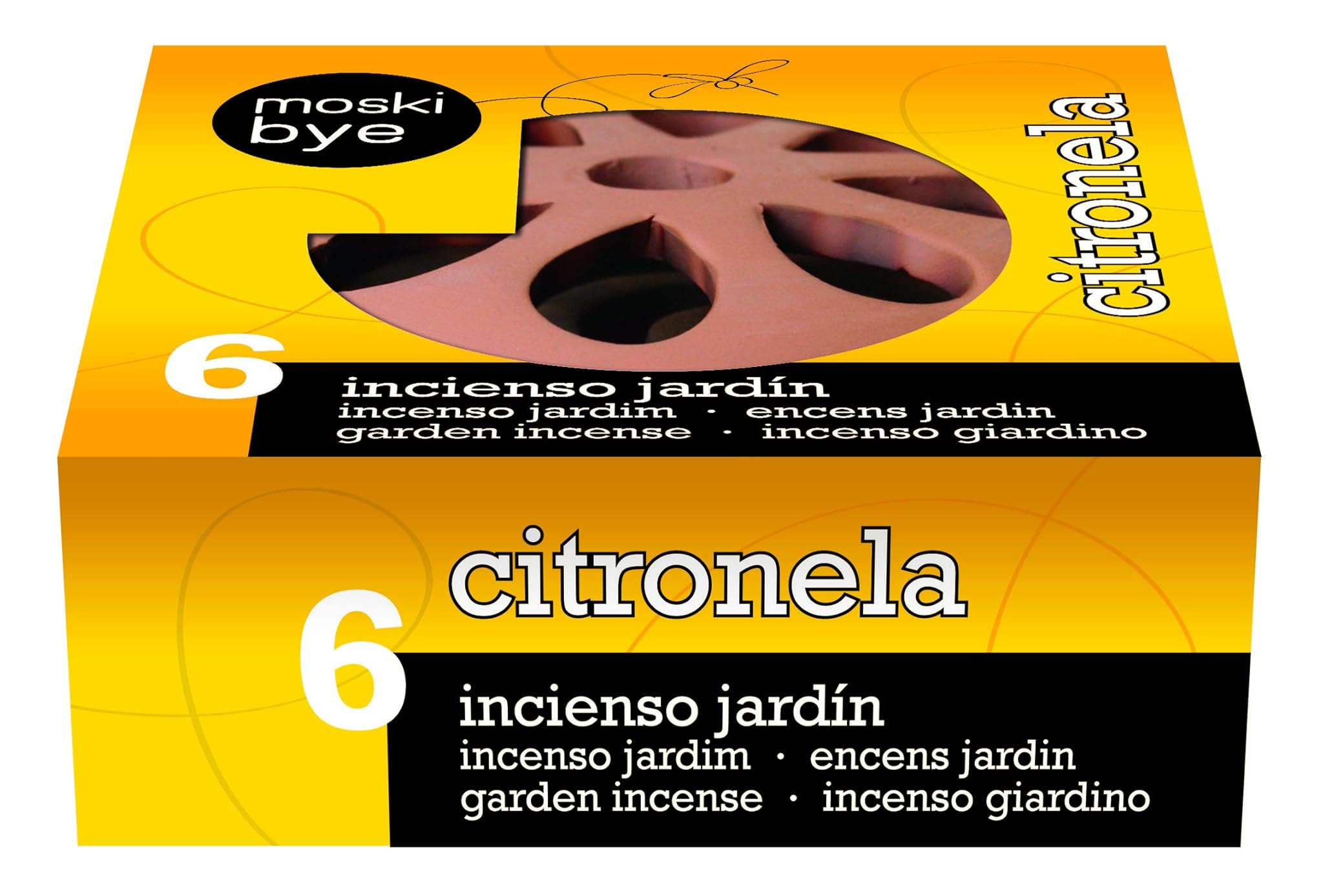 Flower INCIENSO Jardin 6 UNIDADES + Plato Deco