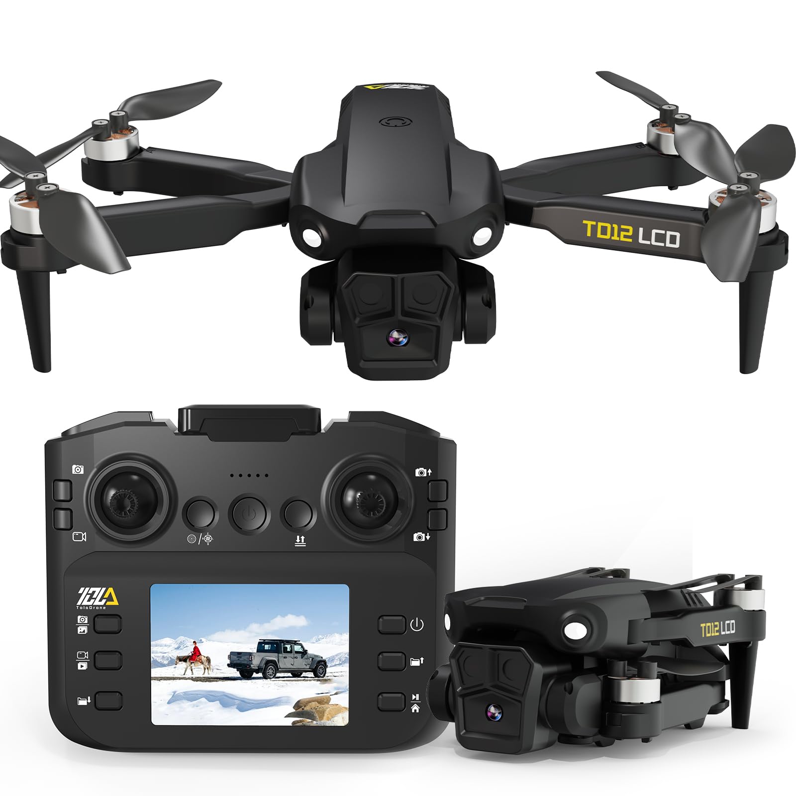 TD12LCD Drone con Fotocamera e Schermo LCD