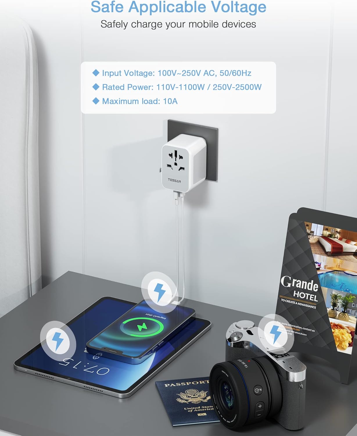 Tessan Adattatore Universale da Viaggio - immagine 3