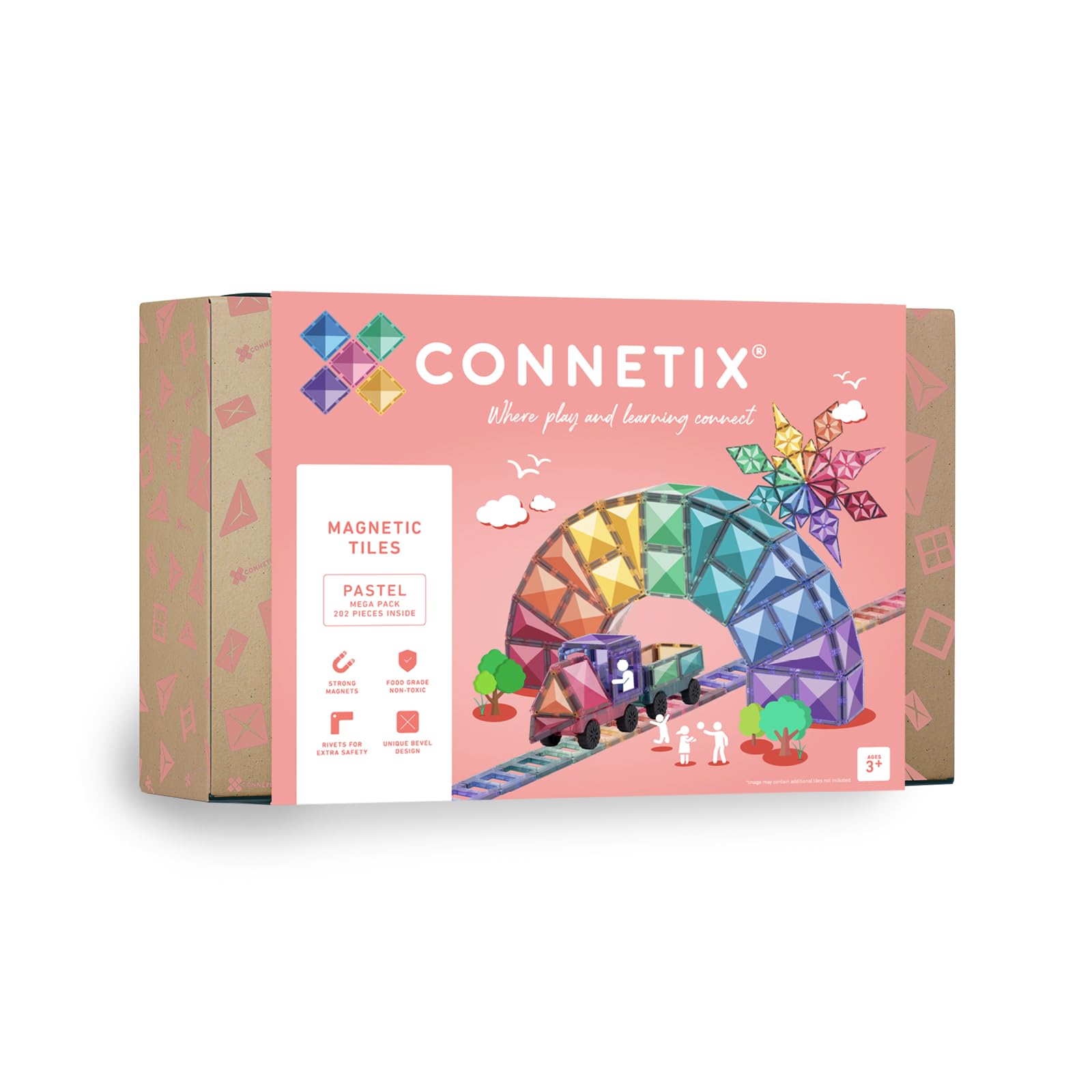 CONNETIX Pastello Confezione Mega, 202 Pezzi