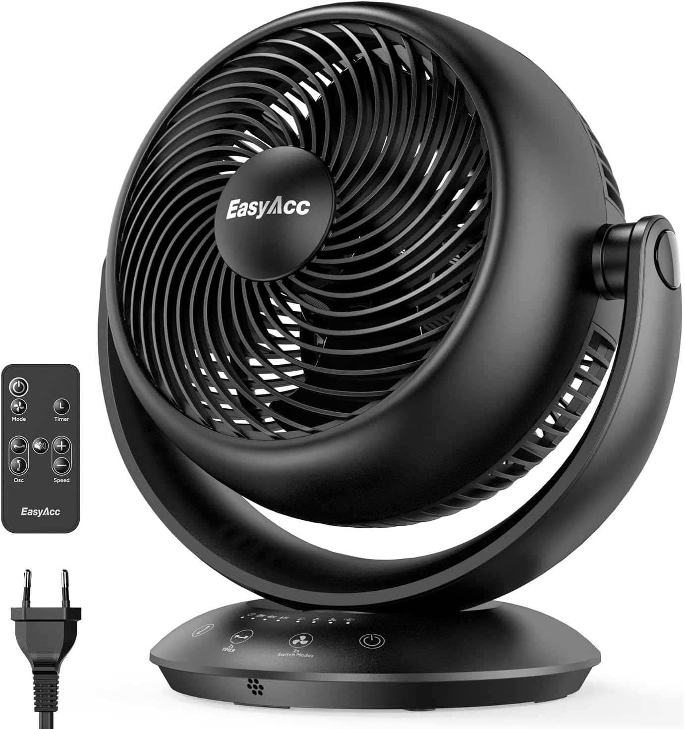 Easyacc Ventilatore da Tavolo Silenzioso 25dB con Telecomando - immagine 1