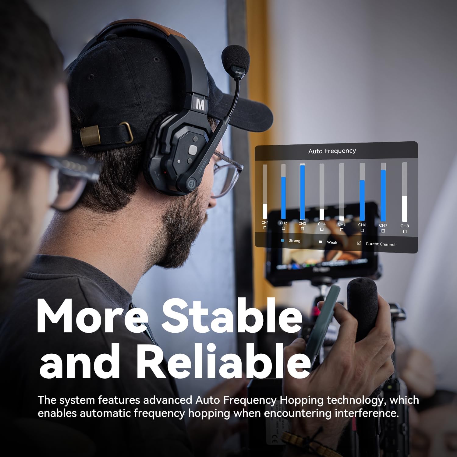 Hollyland Solidcom SE - Cuffie Wireless ENC Full Duplex - immagine 5