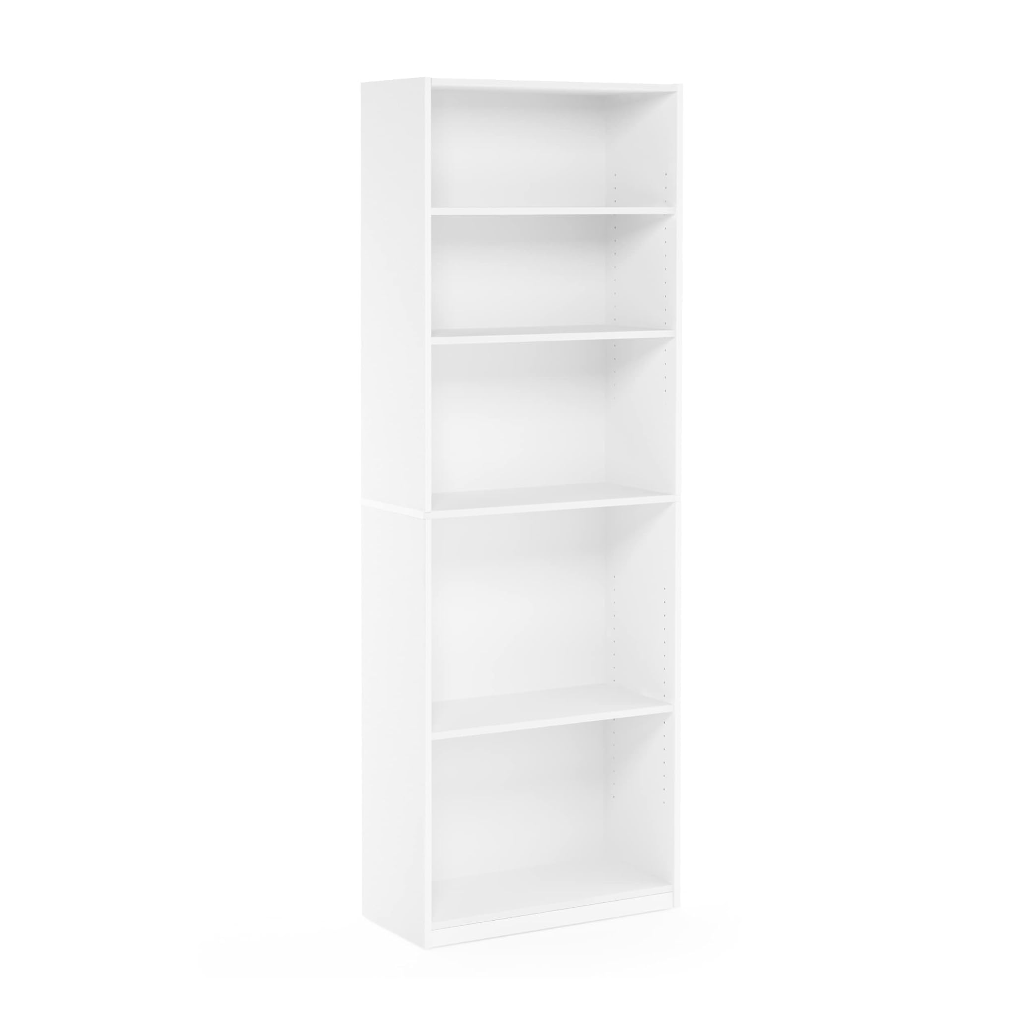 Furinno Librerie, Legno, Bianco, 5-livello