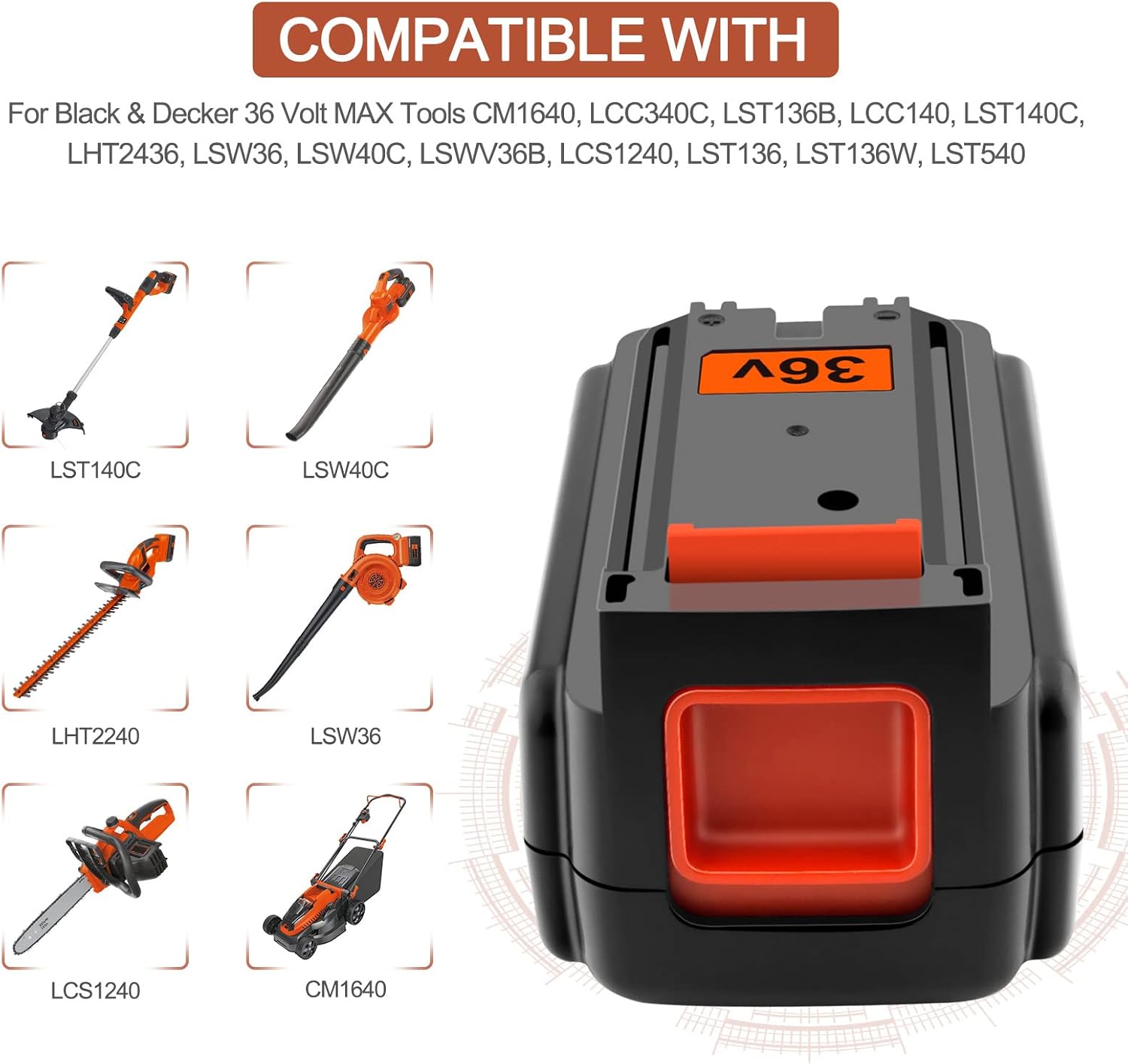 Advtronics Batteria 36V 2,5Ah BL20362 - immagine 3