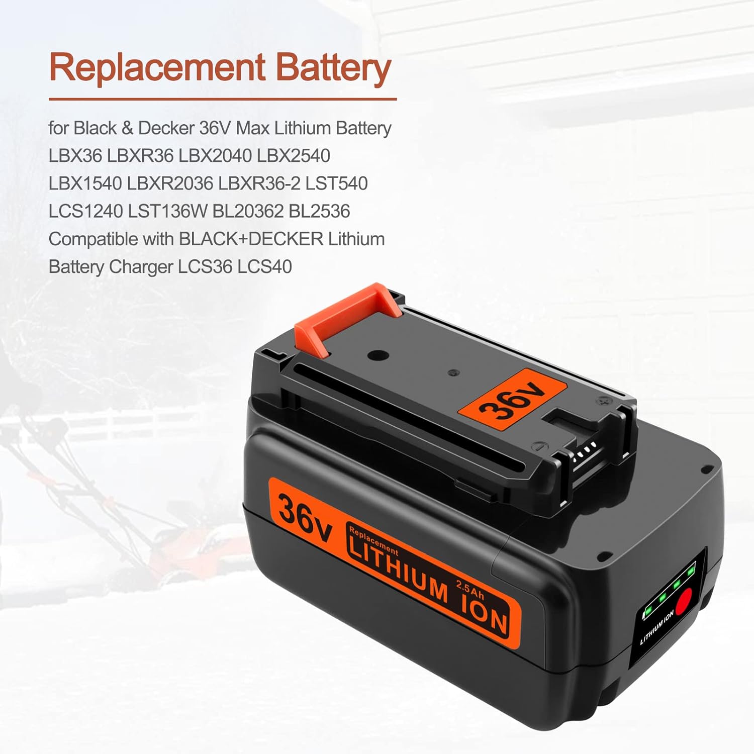 Advtronics Batteria 36V 2,5Ah BL20362 - immagine 5