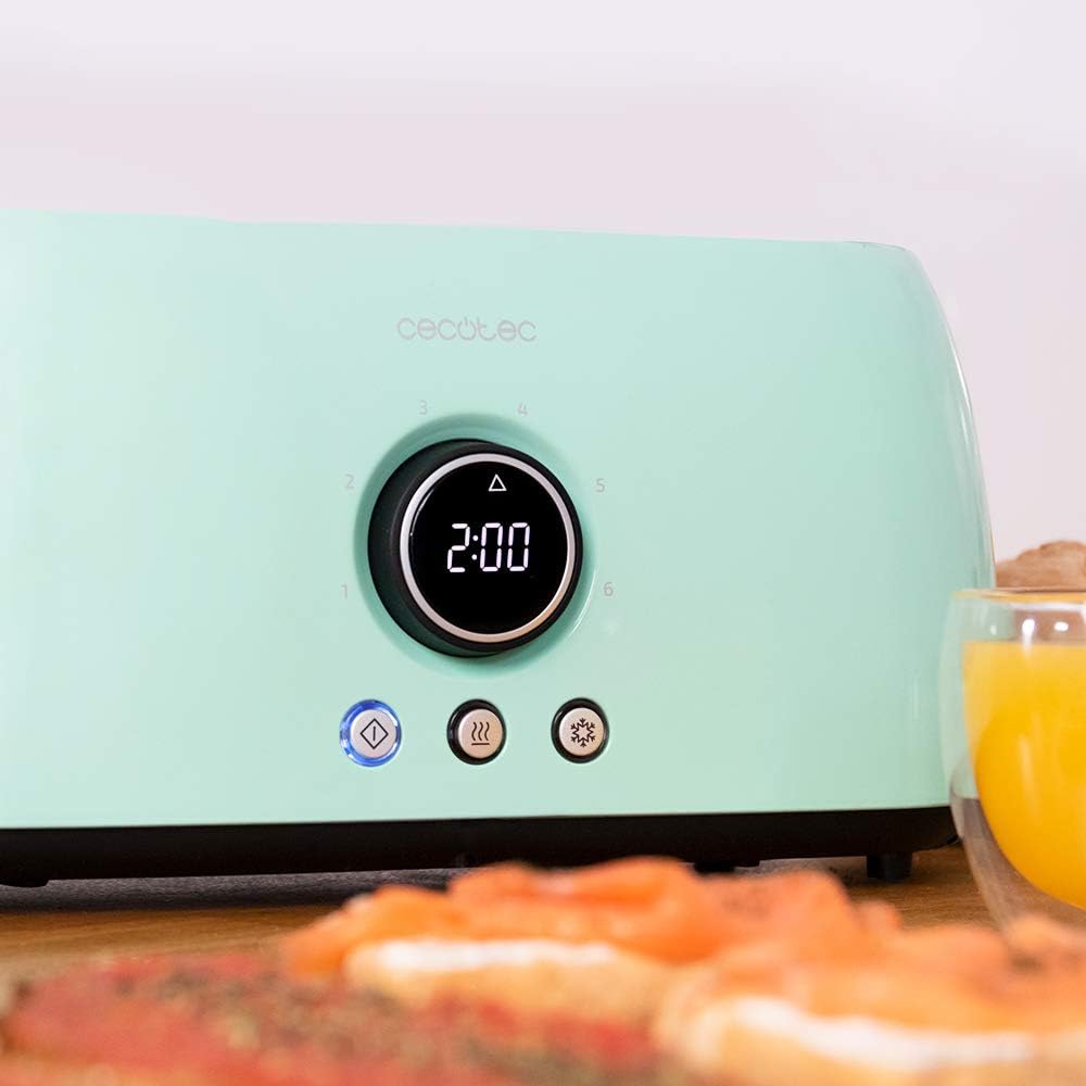 Cecotec Tostapane Digitale ClassicToast 15000 Blue ExtraDouble - immagine 4