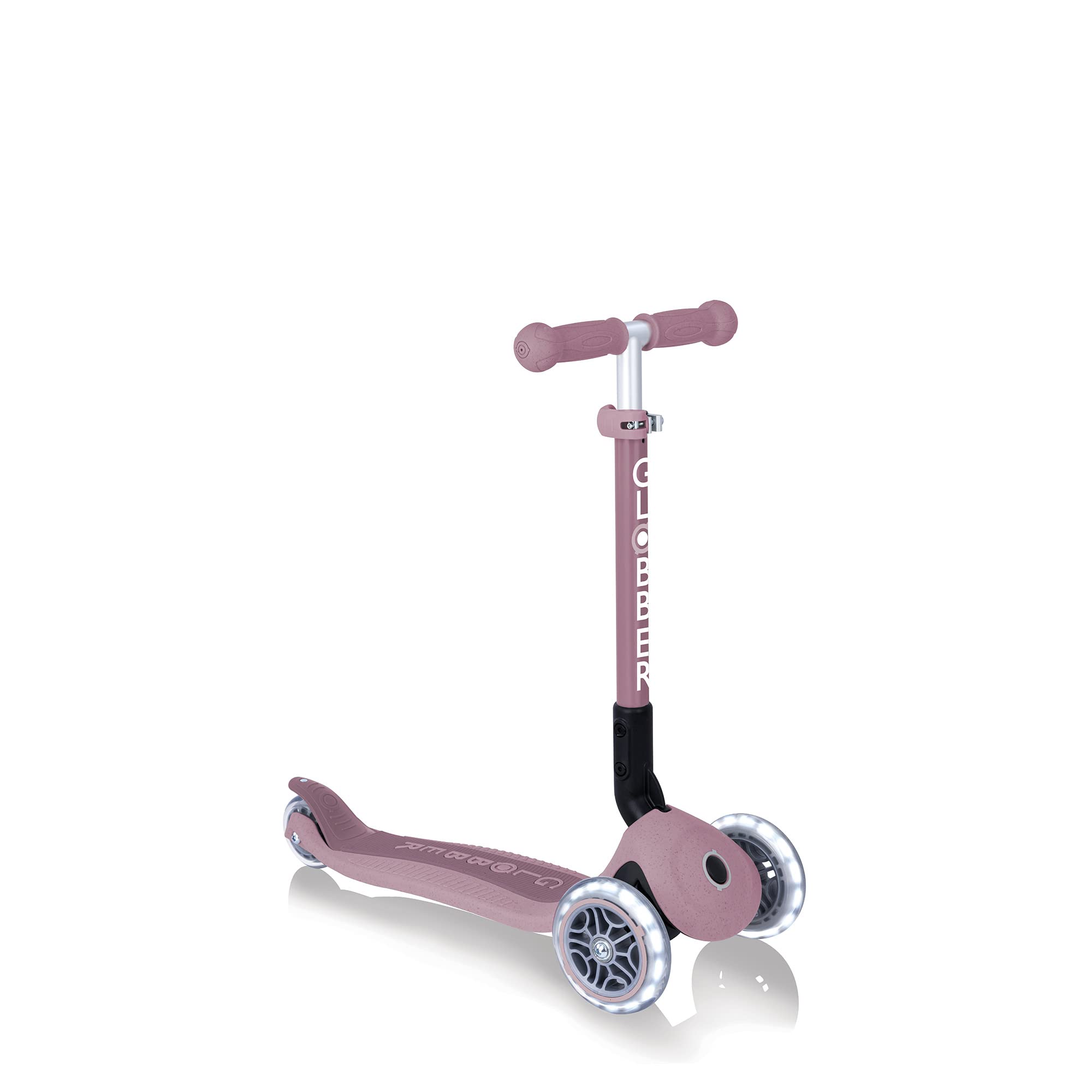 Globber Unisex Junior Foldable Lights Eco Scooter