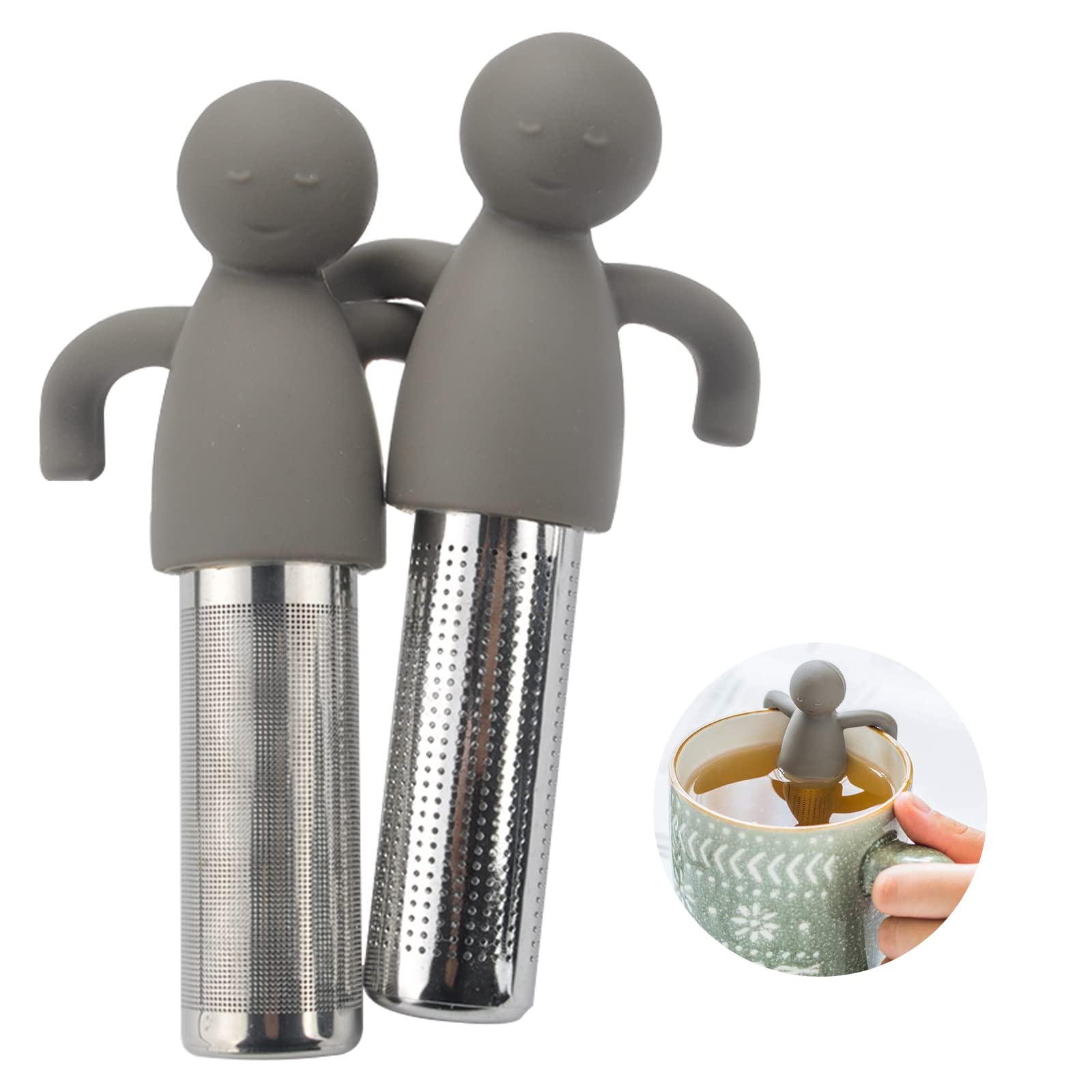 Infusore per Tè e Tisane in Acciaio Inossidabile 304 (2 Pezzi)
