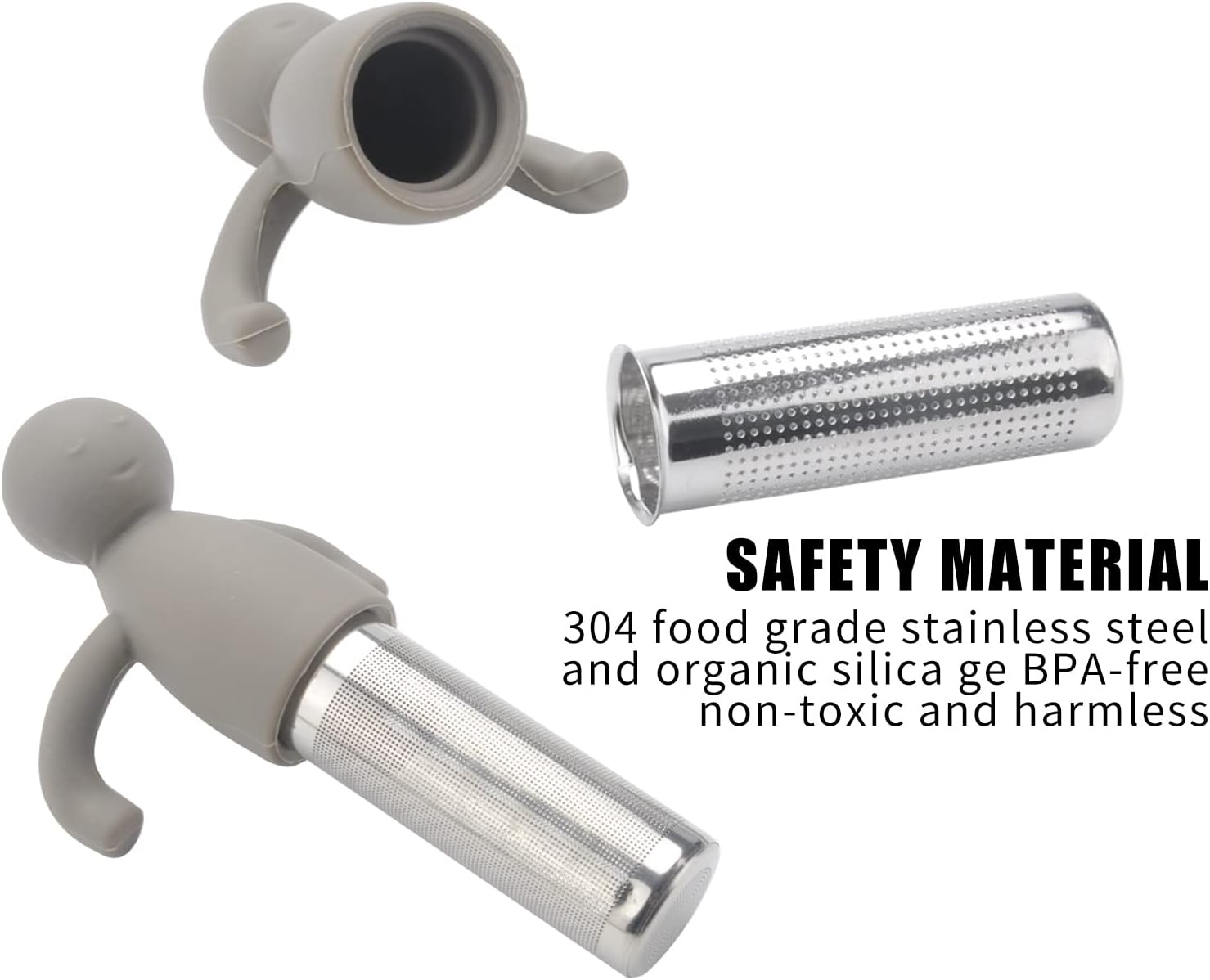 Infusore per Tè e Tisane in Acciaio Inossidabile 304 (2 Pezzi) - immagine 3