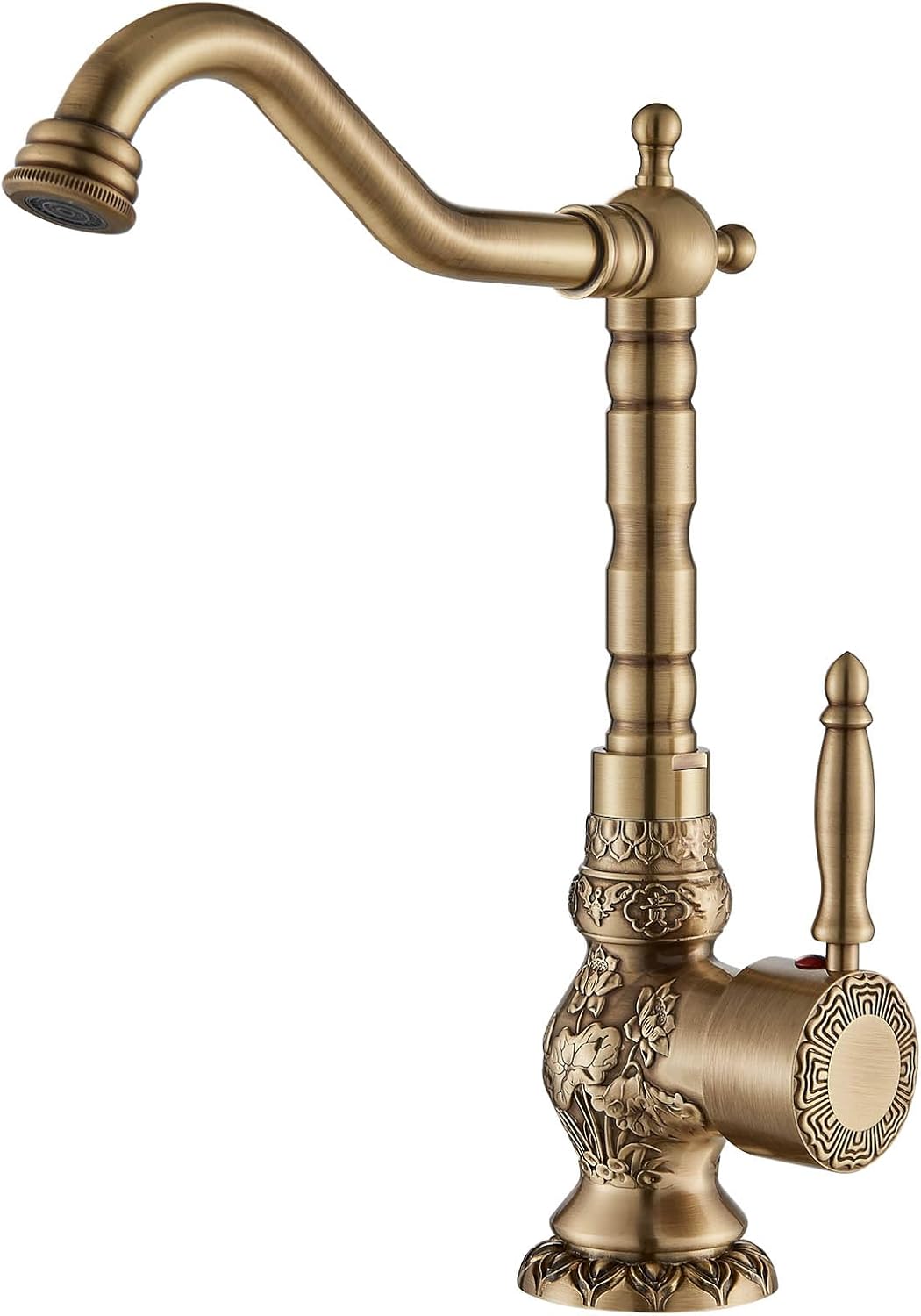 Suguword Miscelatore Monocomando Ottone Anticato - immagine 1